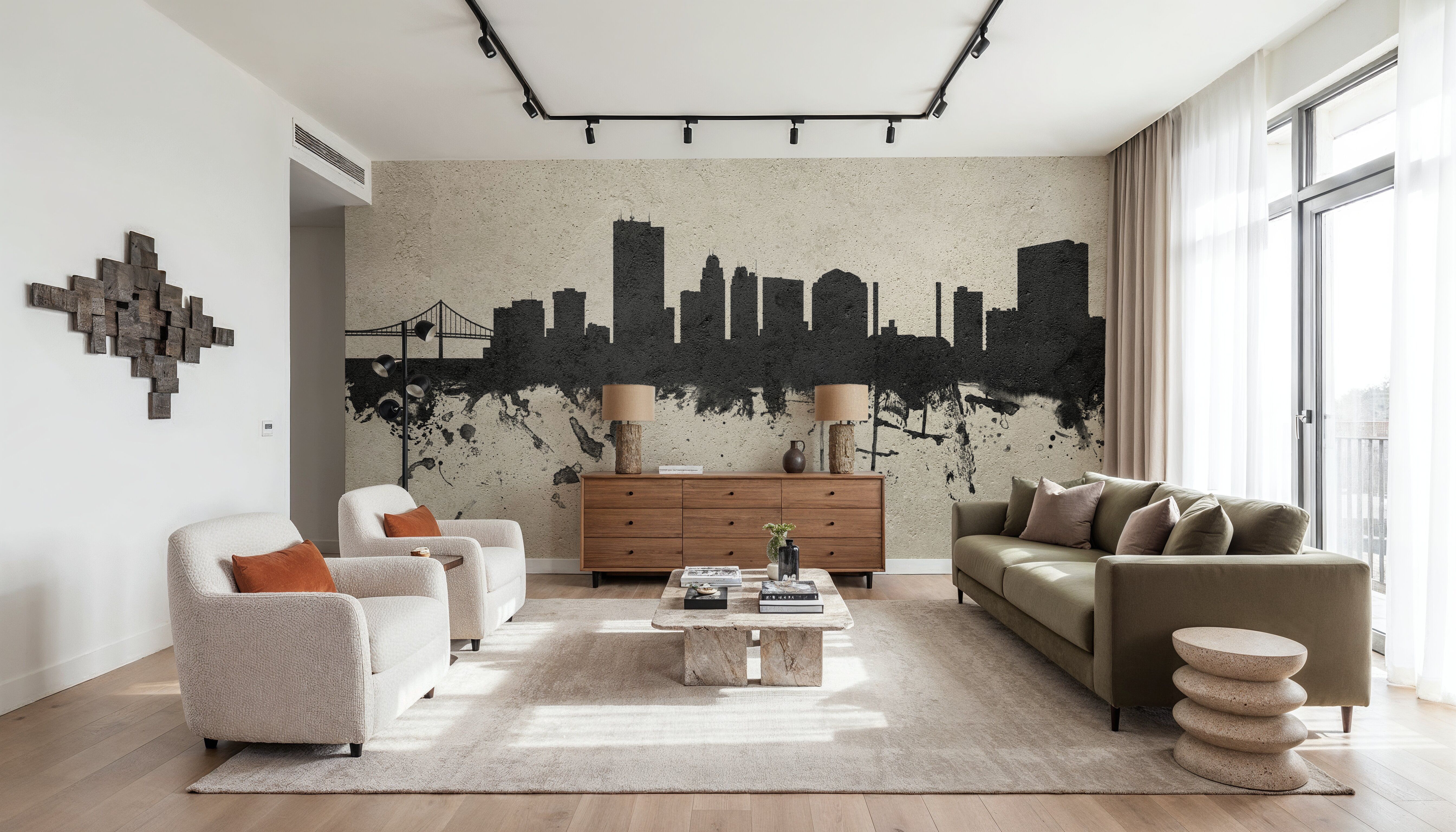 Toledo Ohio Skyline Concrete