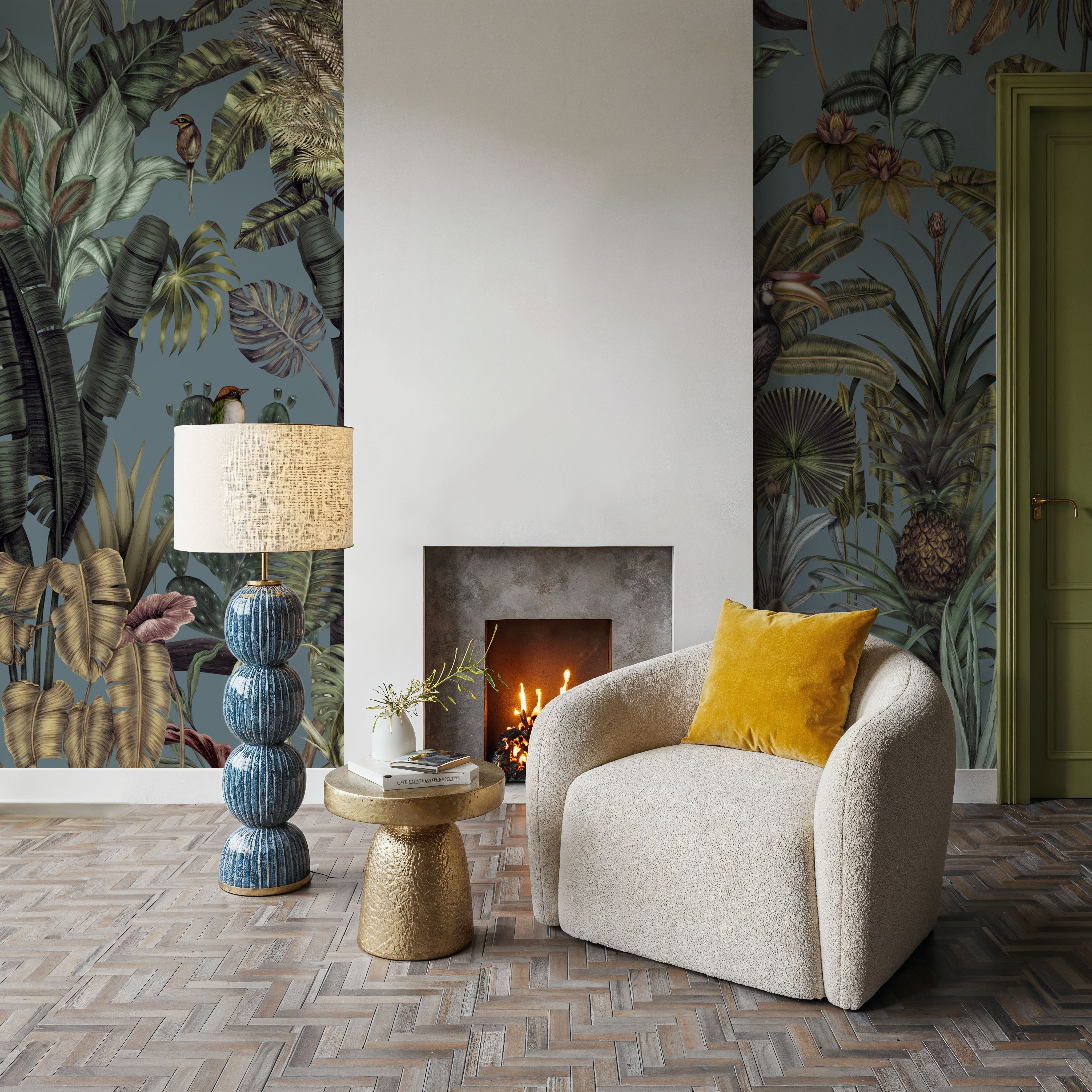 Tropical Wonderland, French Blue