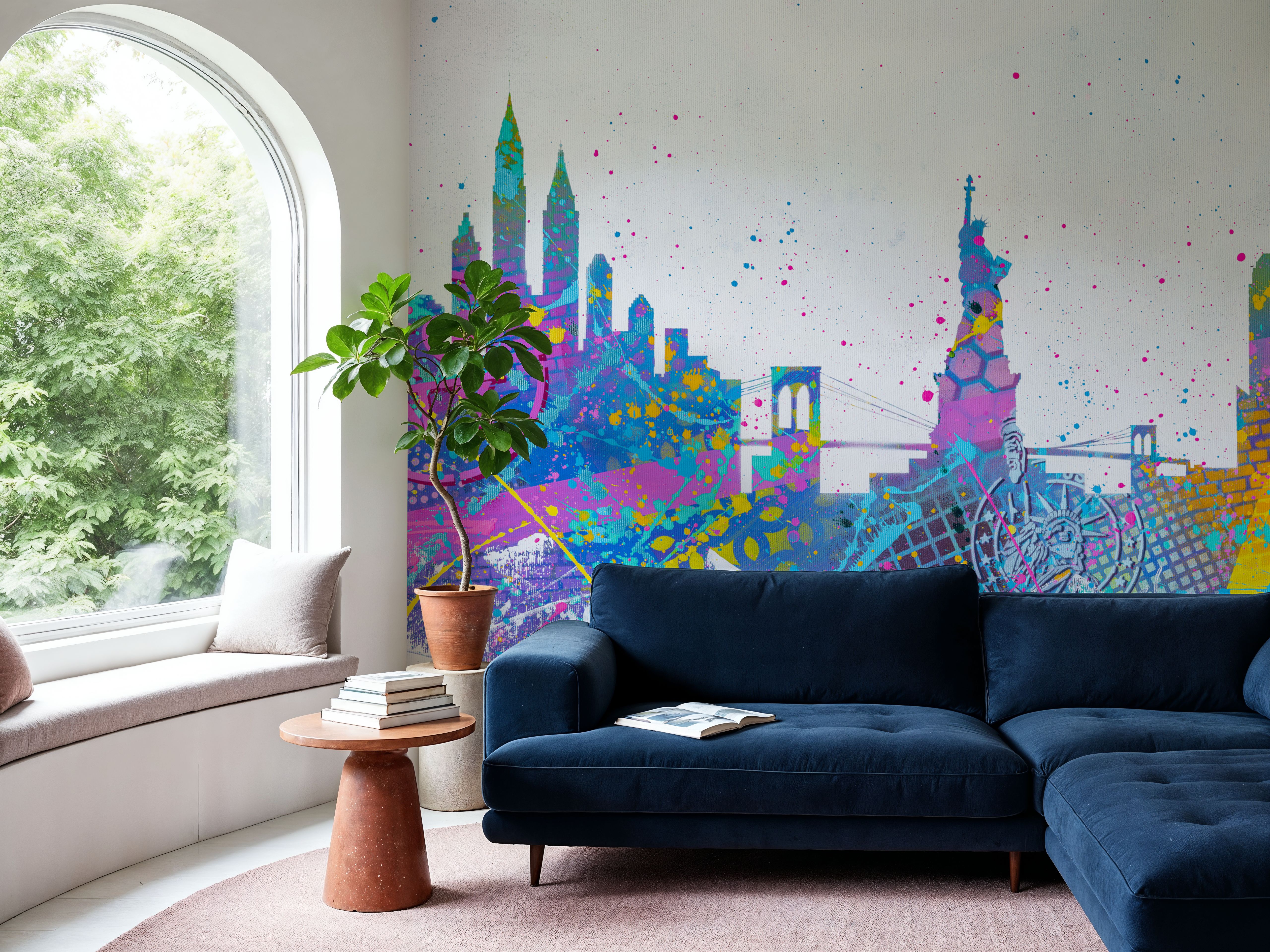 New York City (on Canvas), Wallpaper