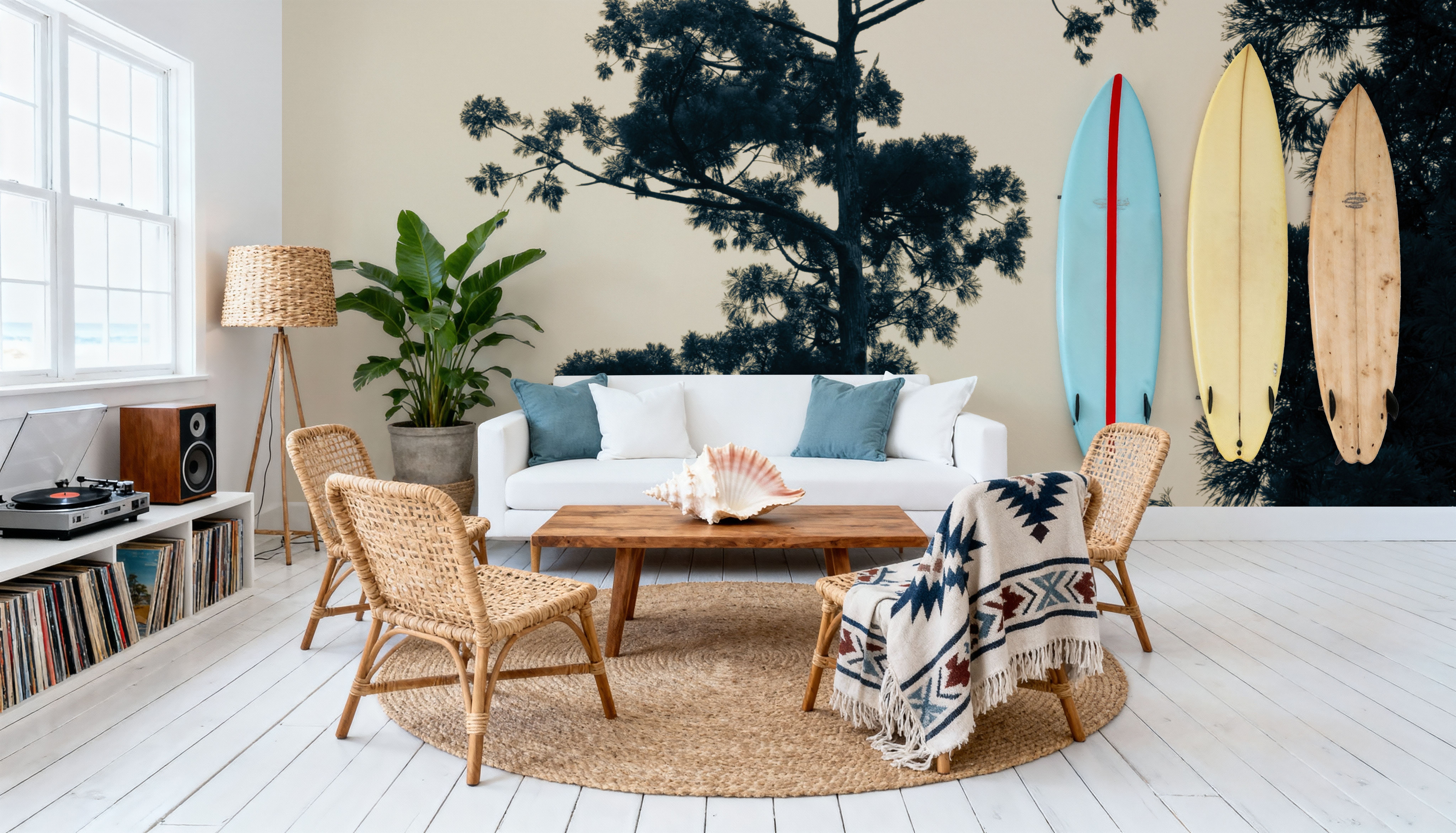 Lone Tree Japan, Wallpaper