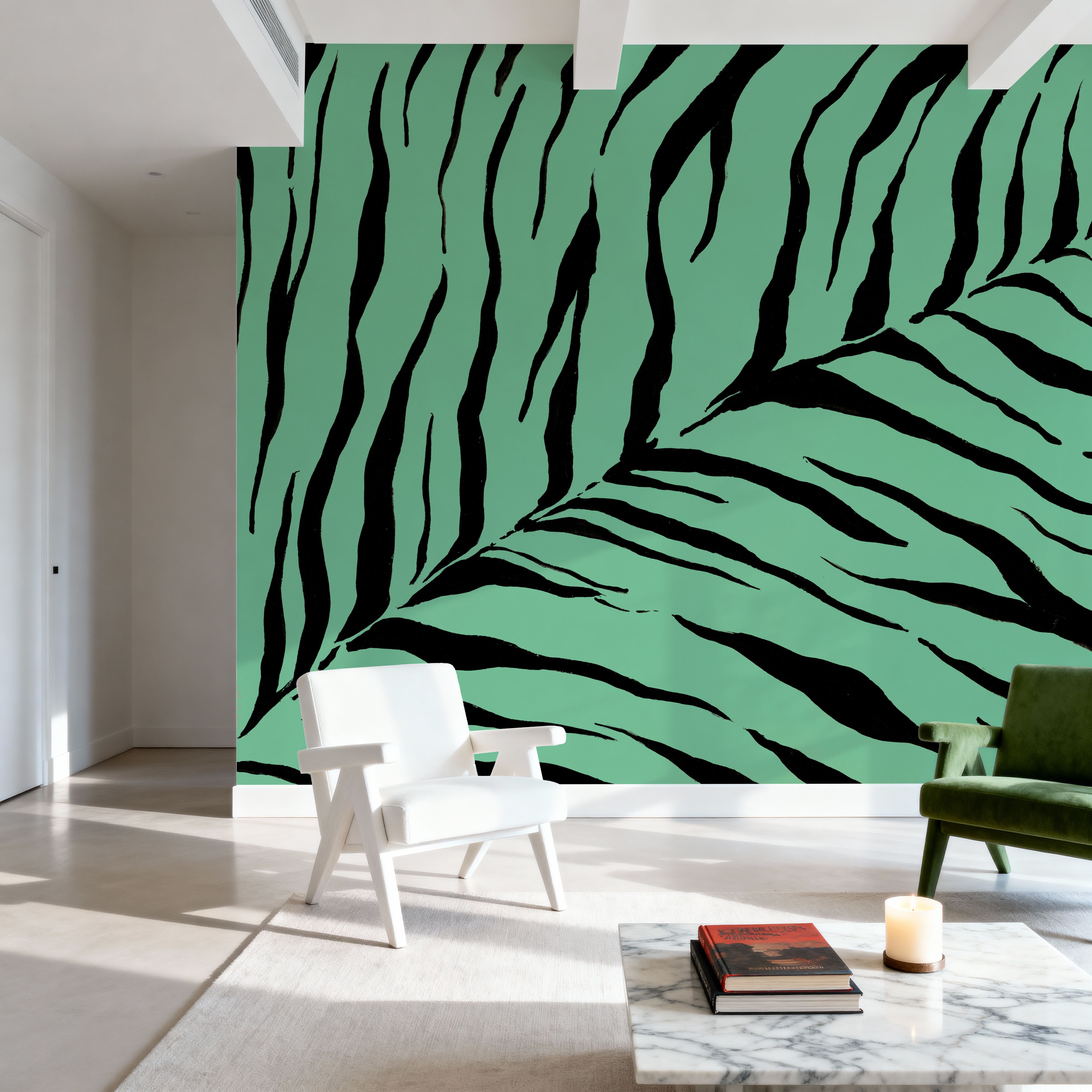 Animal Print III Green