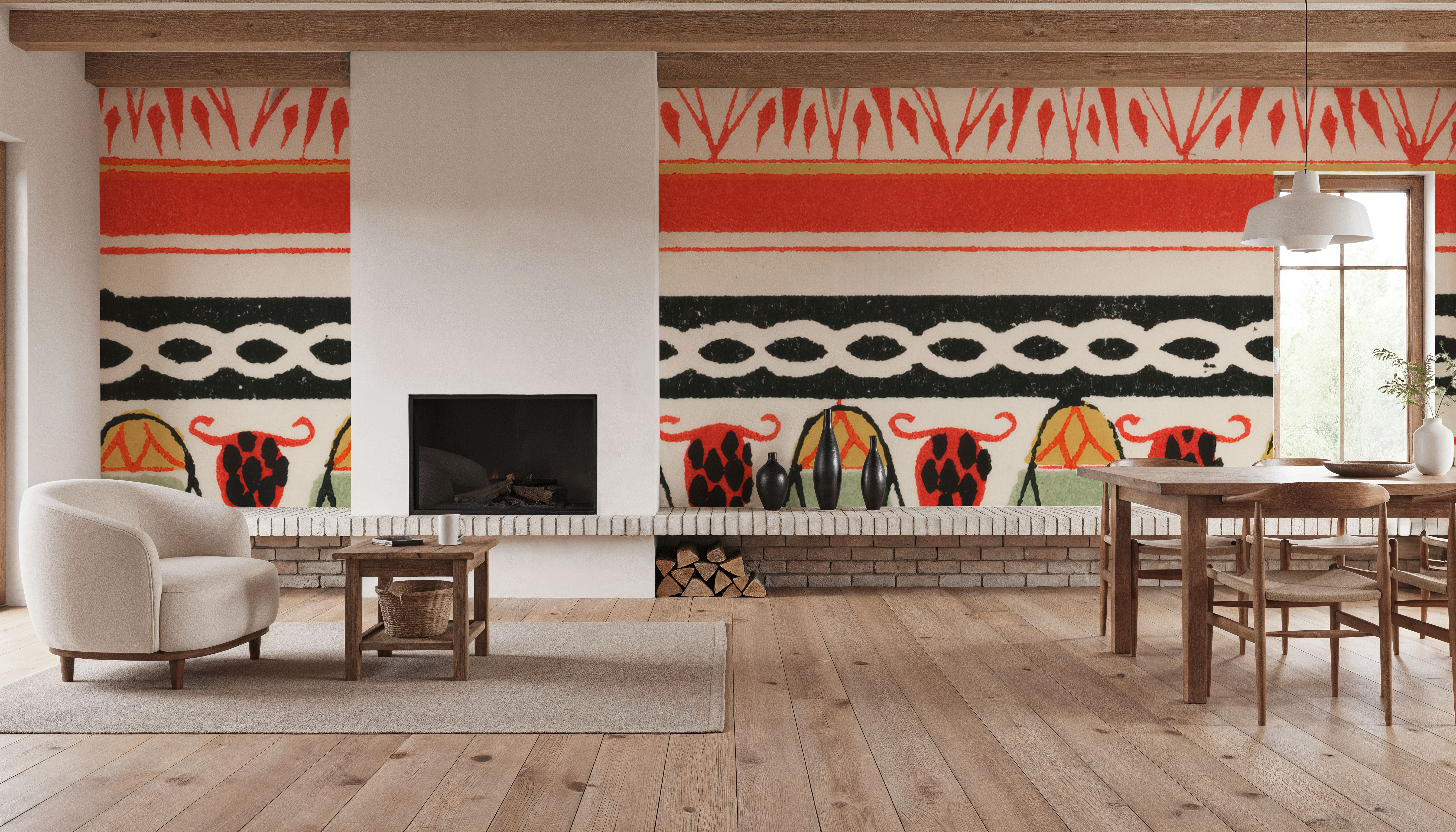 Egyptian Ornaments - Ra, Papier peint