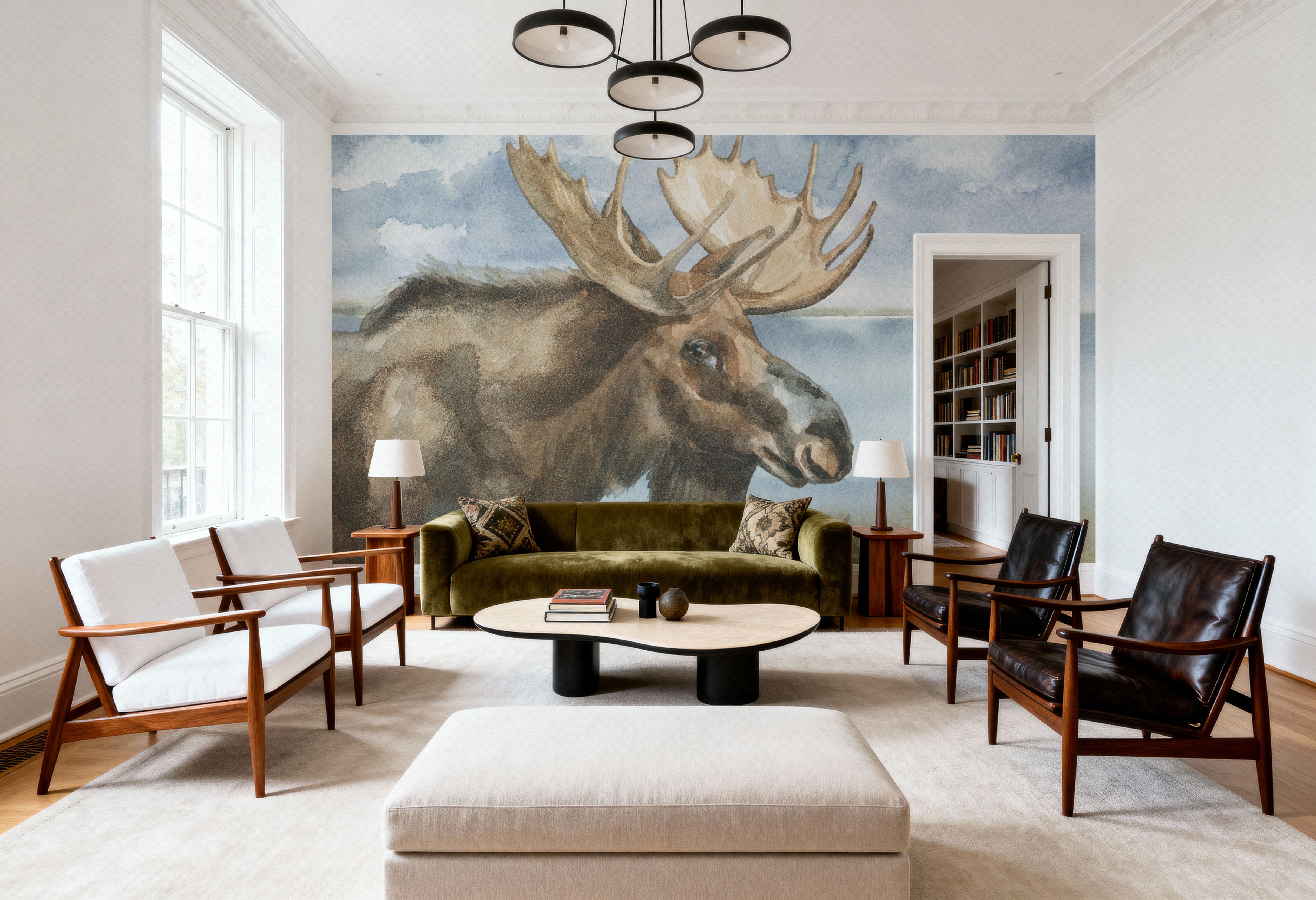 Moose by Lake