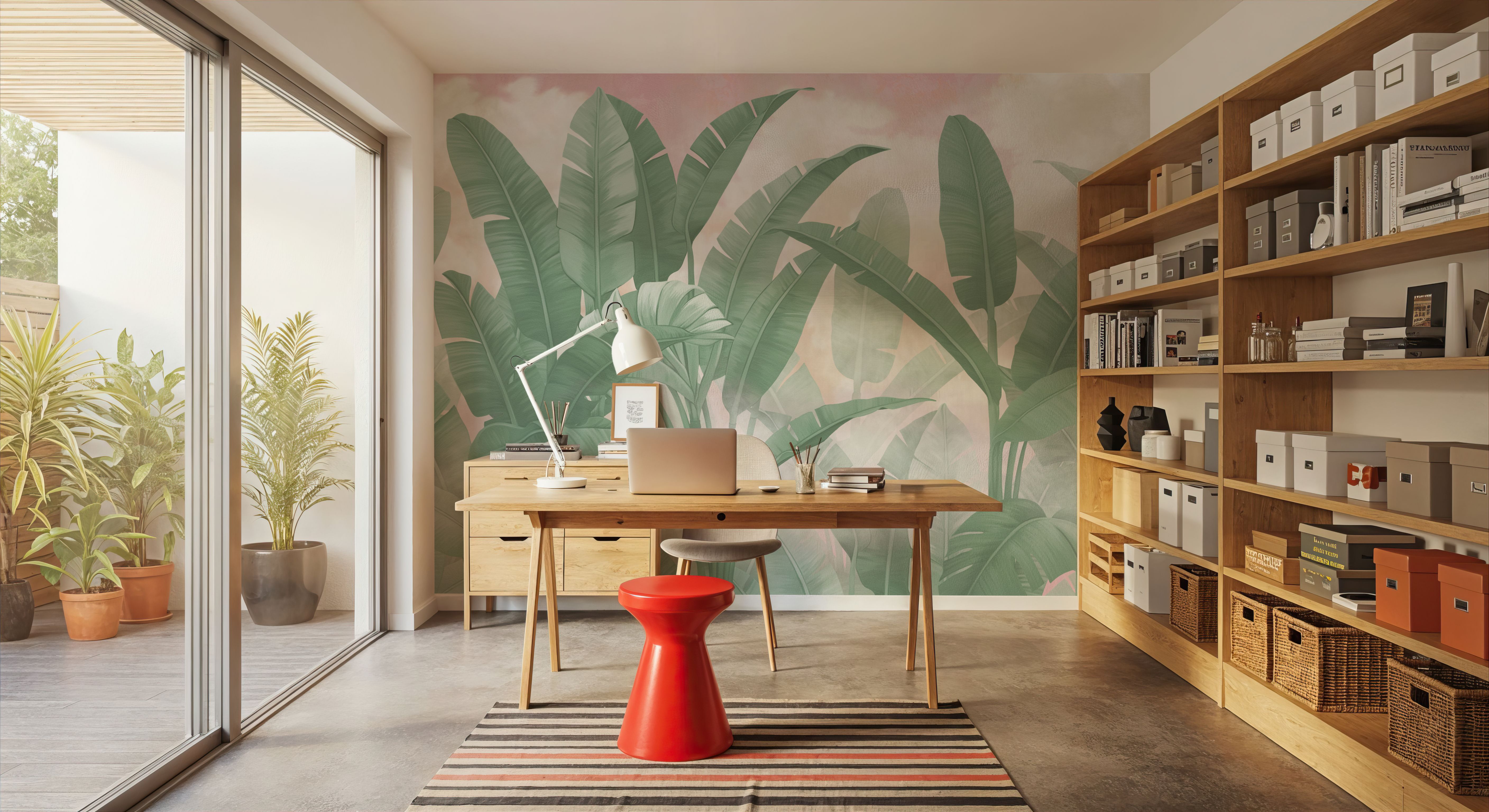 Banana Palms, Sunset