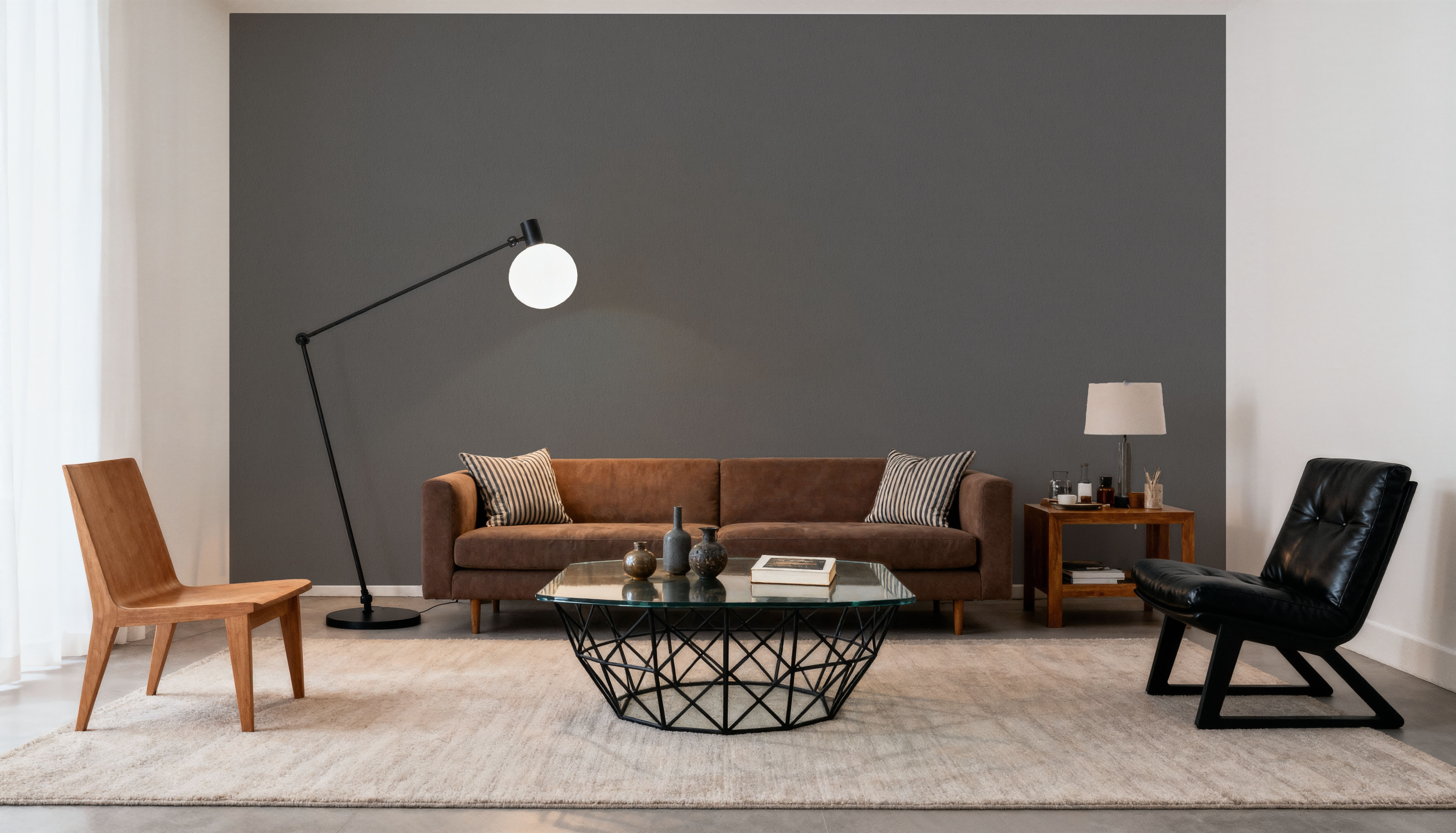 Faux Sand Stucco Finish, Graphite