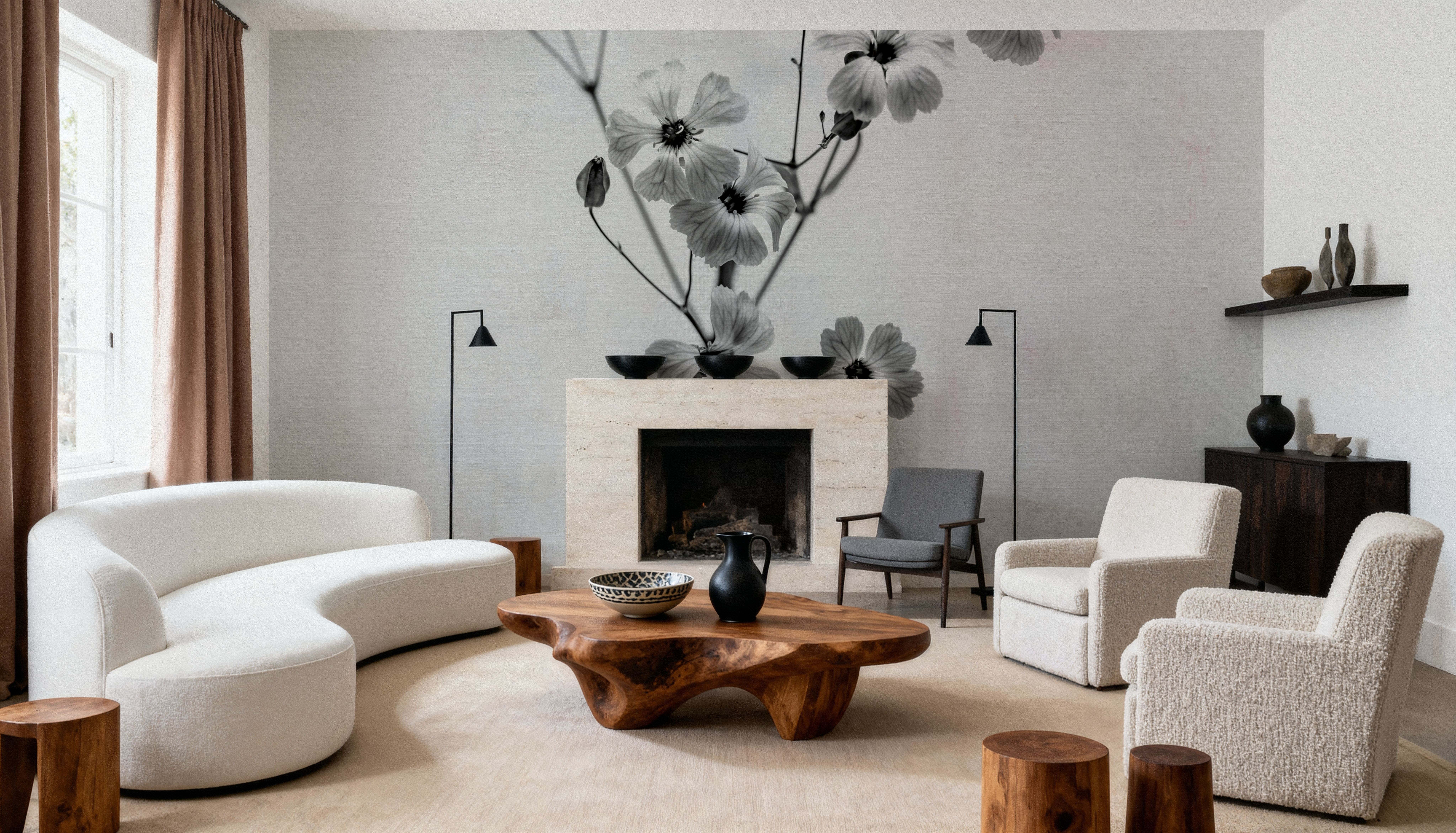 Wonderful Wildflowers XV Neutral