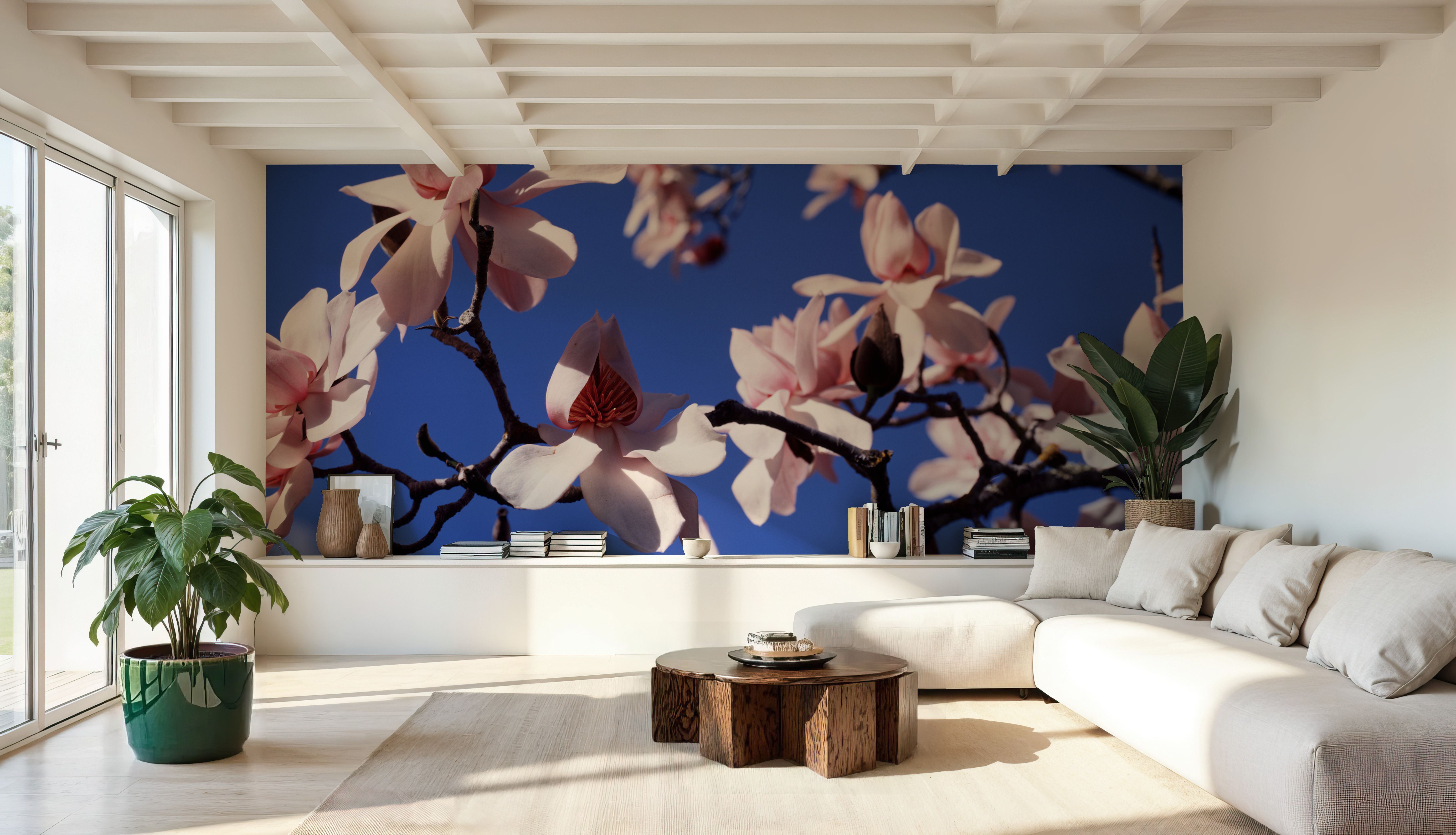 Blush Magnolia Sky Close up