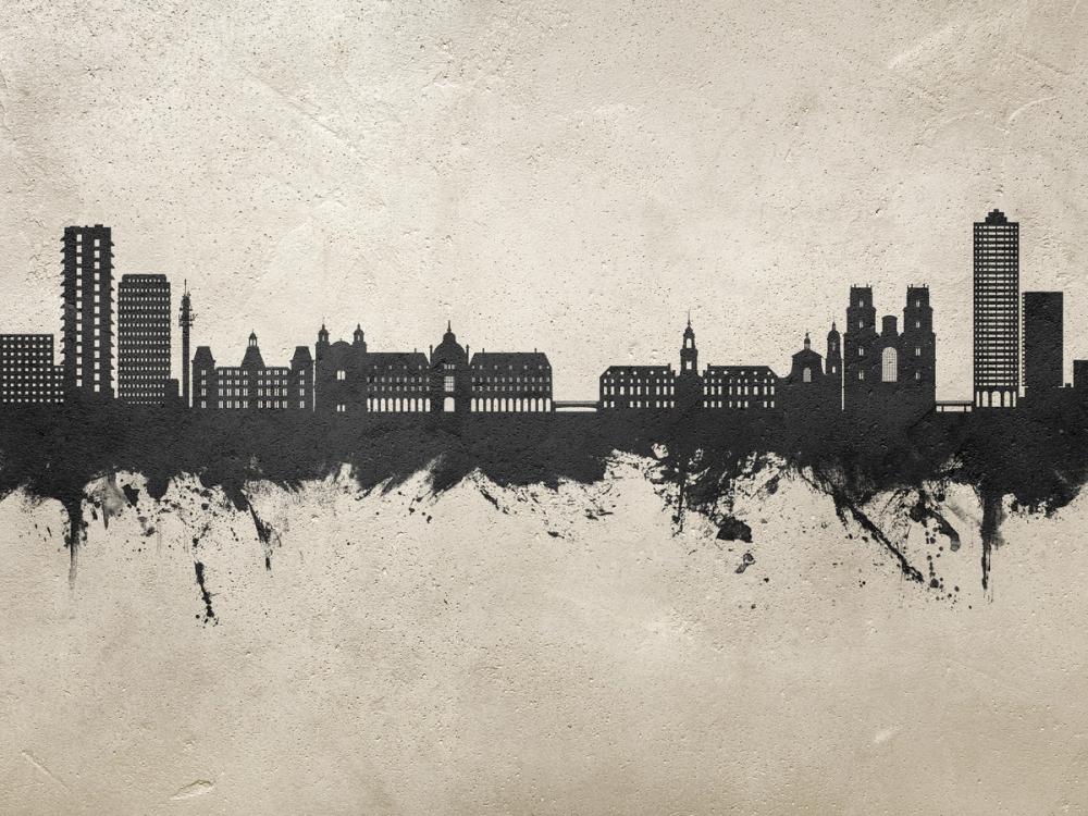 Rennes France Skyline Concrete