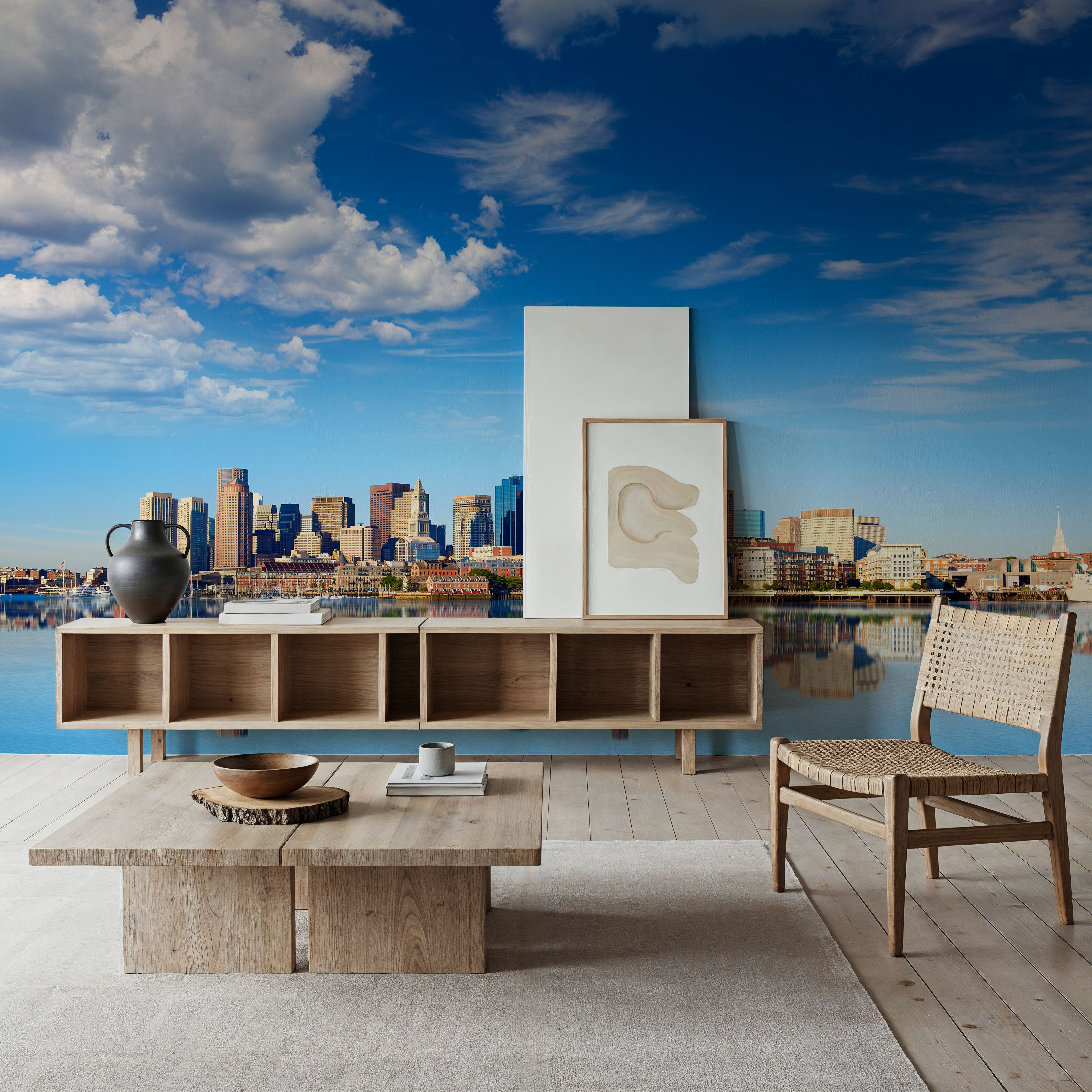 Boston Harbor Skyline