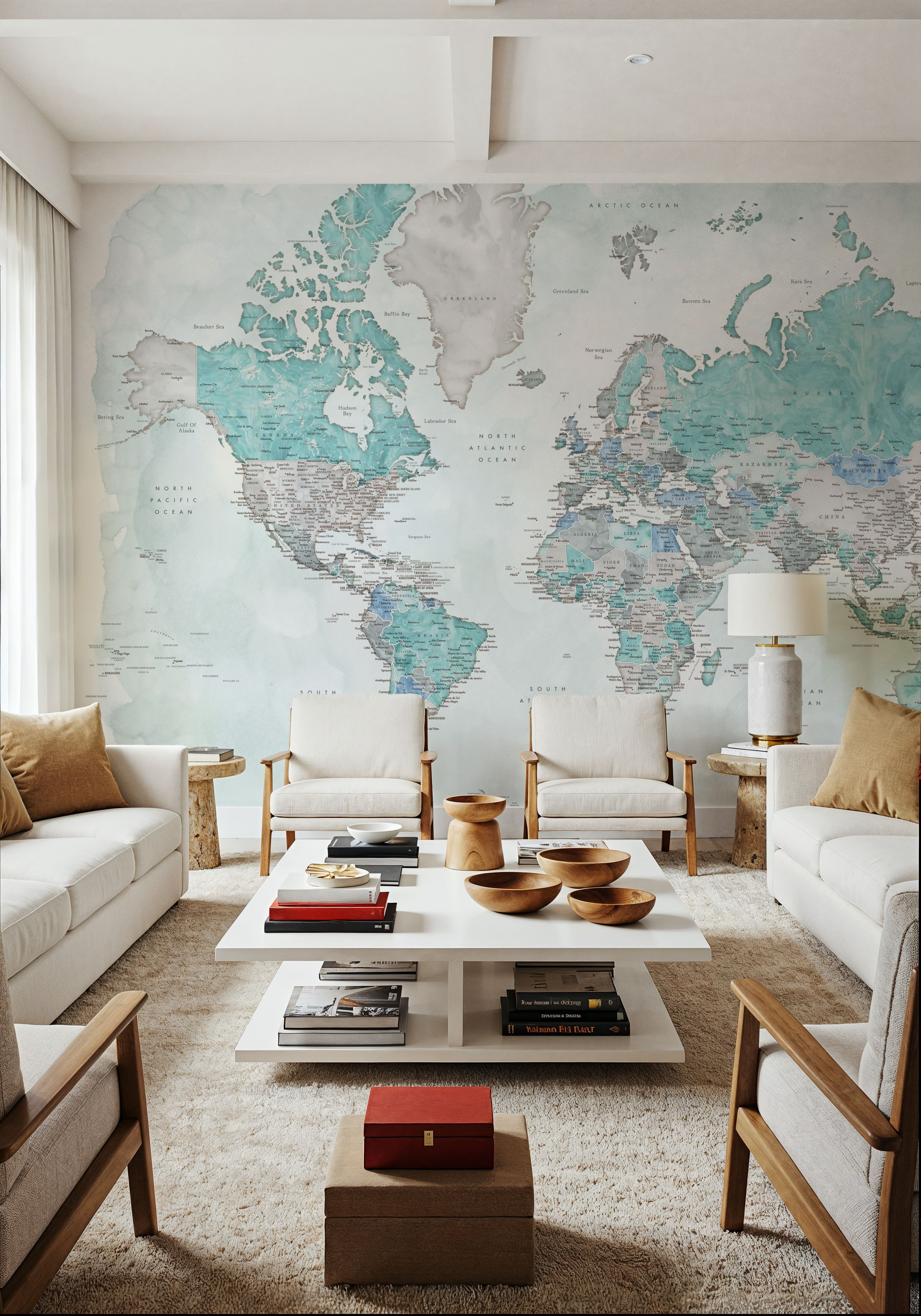 World Map Cities - Ruben