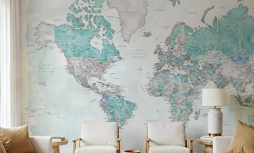 World Map Cities - Ruben