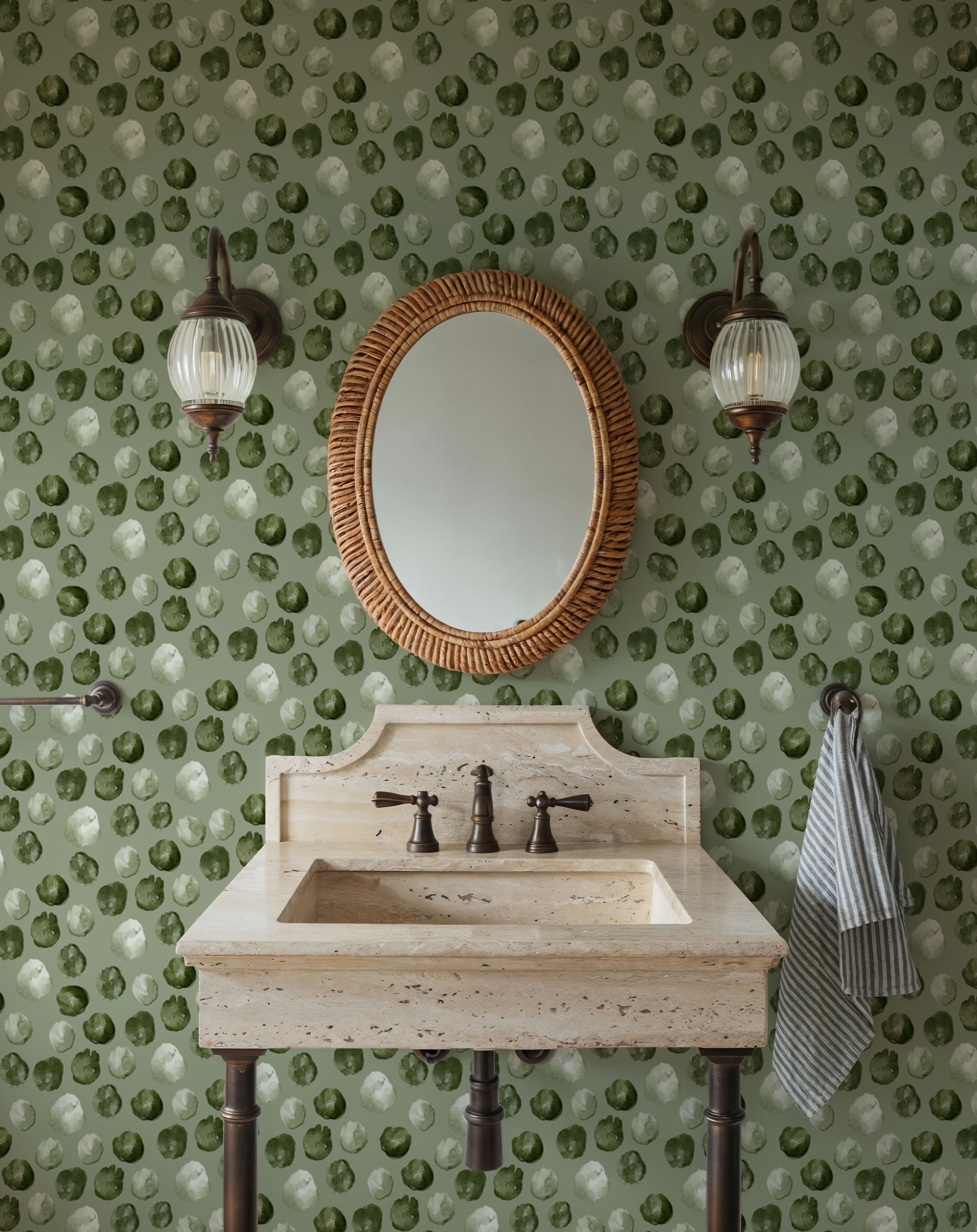 Green Dots On Green, Wallpaper