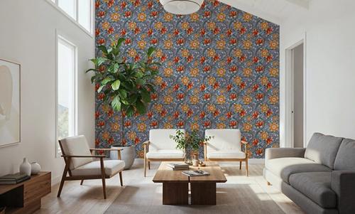 Bohemian Vines, Blue