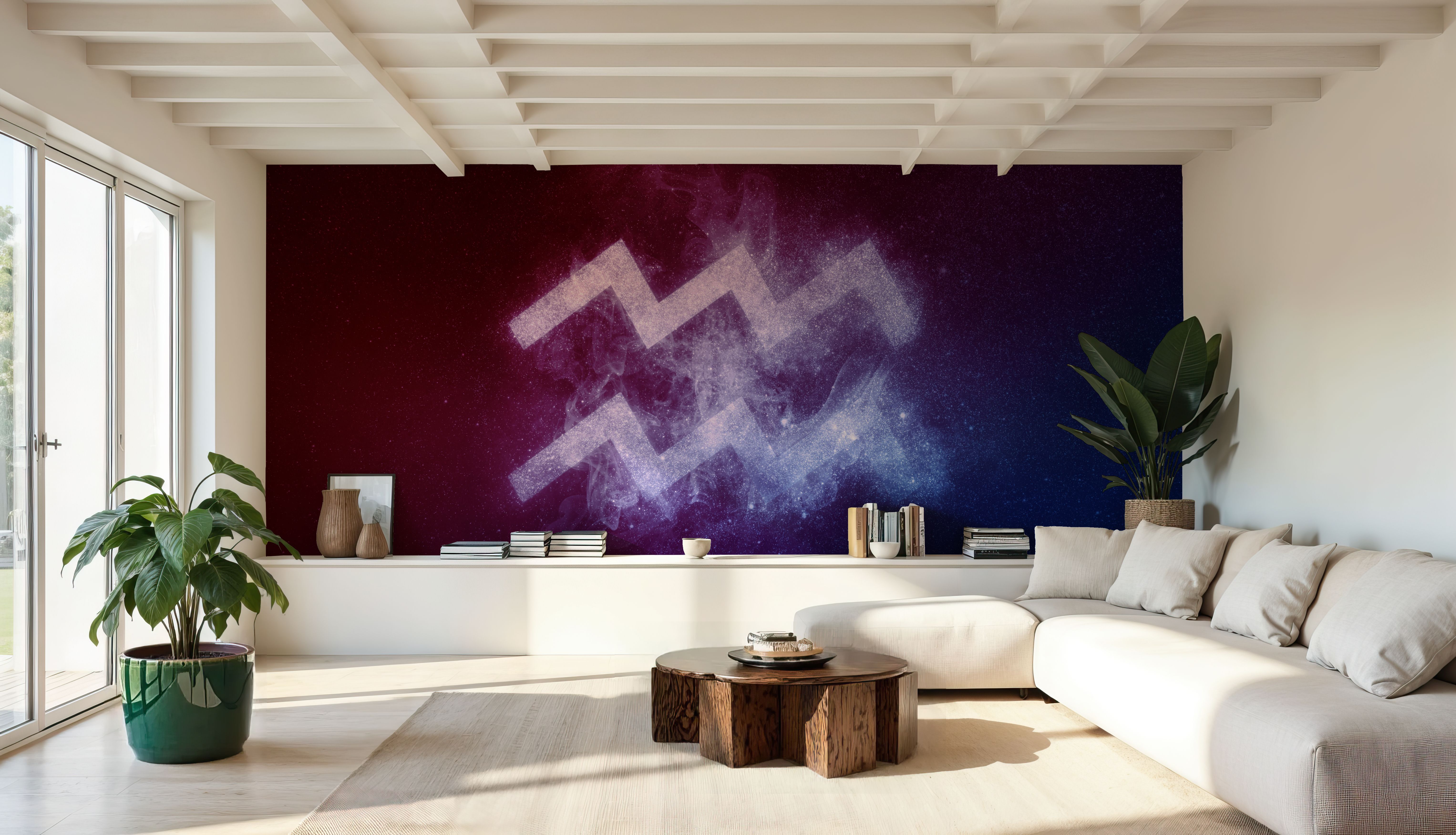 Aquarius Zodiac of Stars 