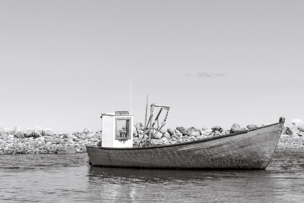 Fishing Boat Rest BW