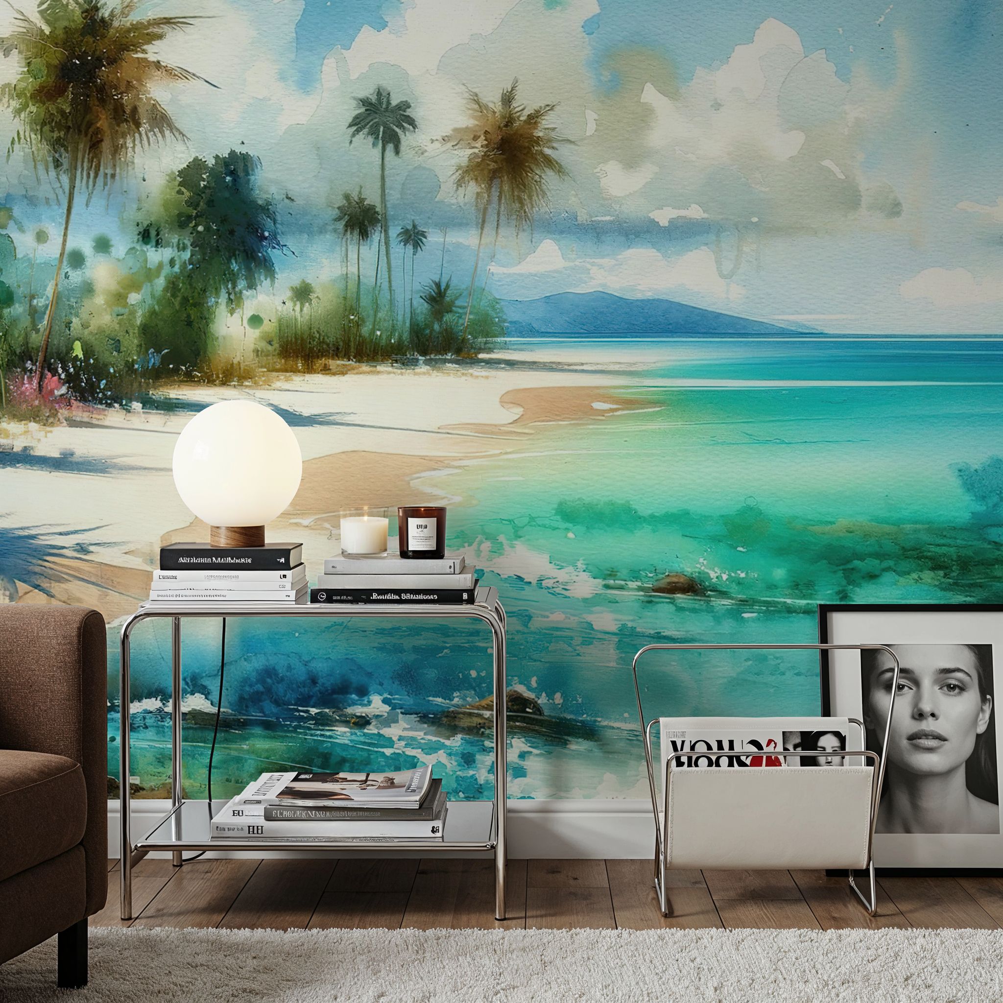 Exotic Tropical Sunny Paradise Beach