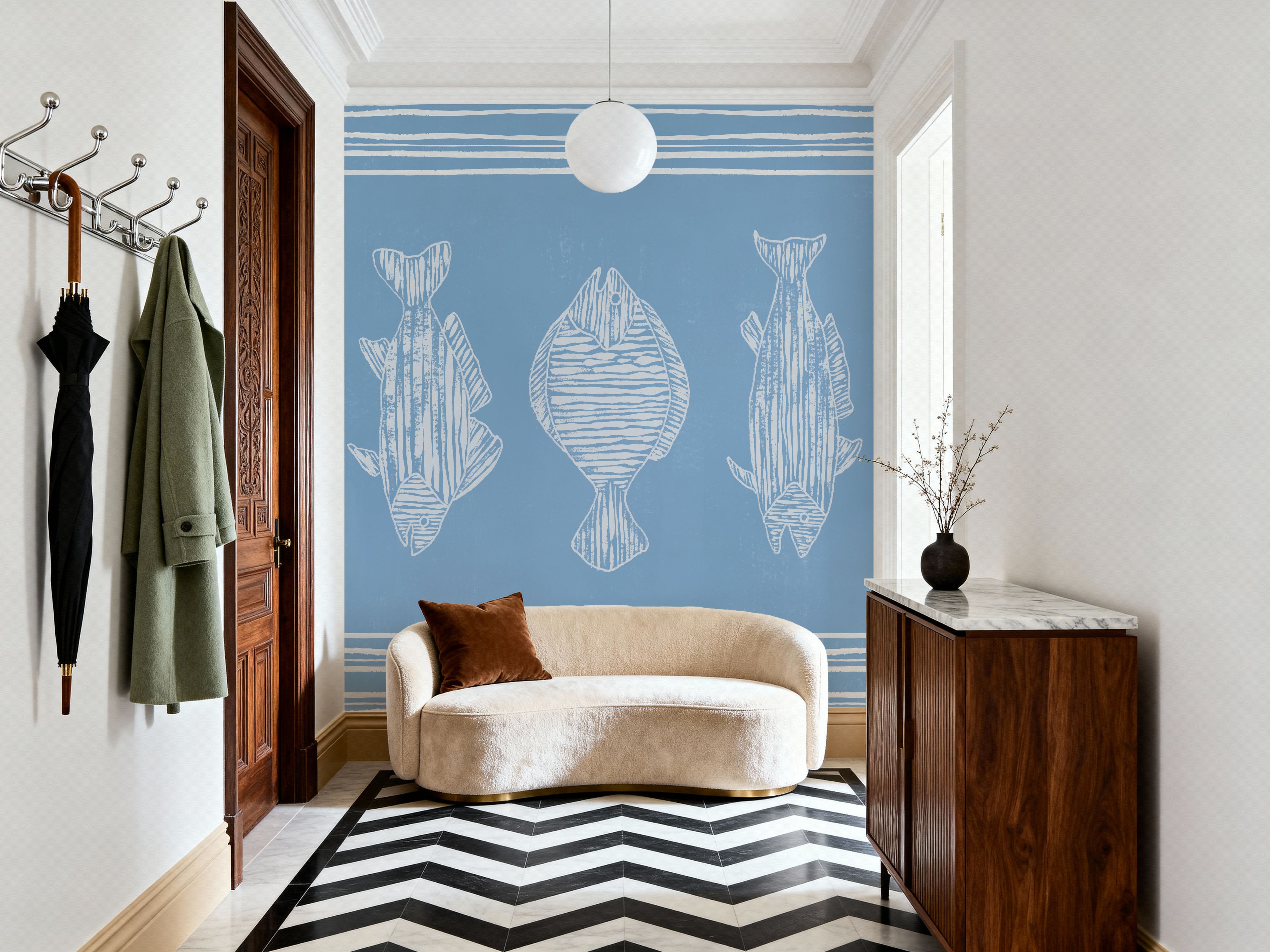 Cape Cod Fish I, Carte da parati