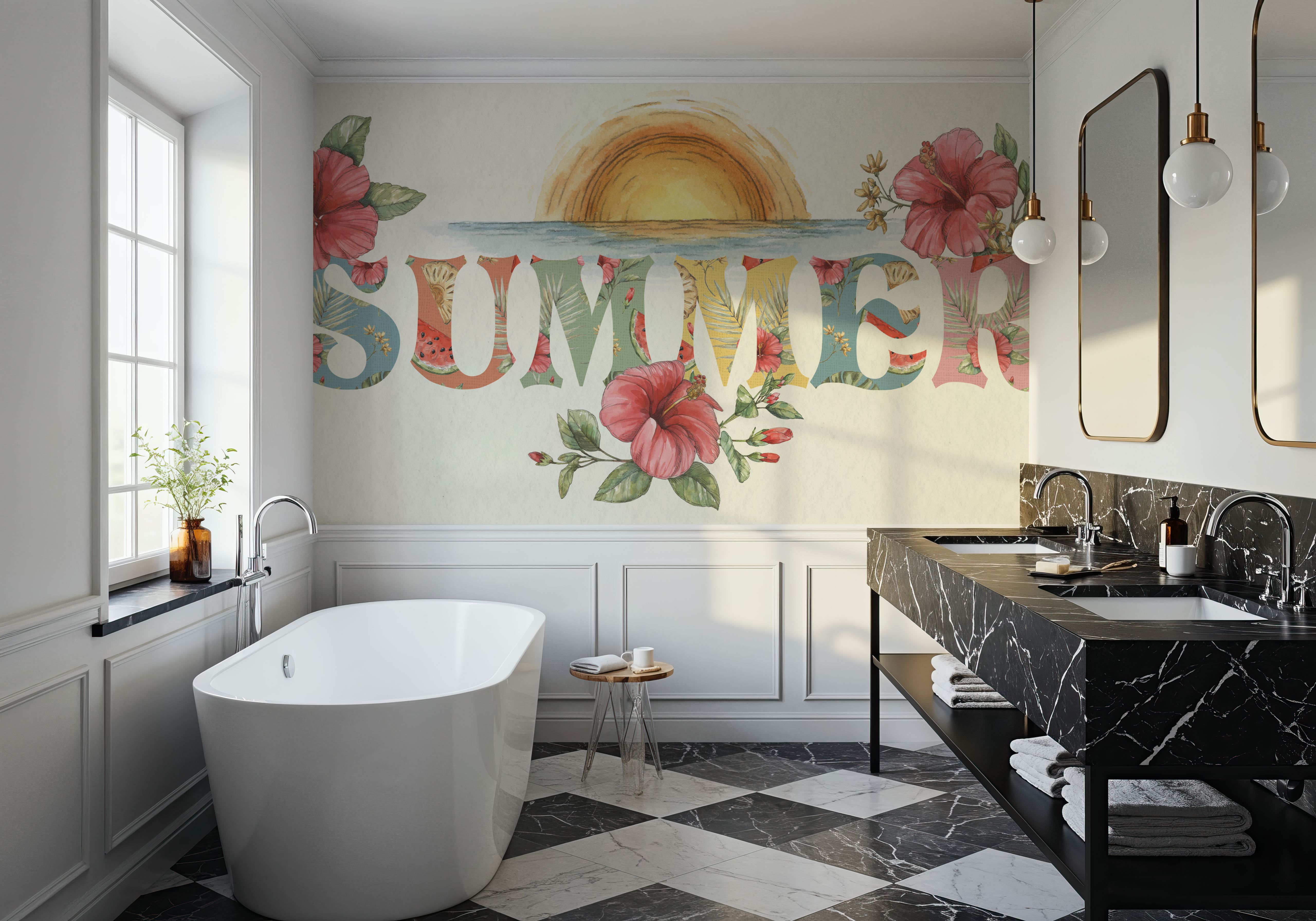 Vintage Summer VII, Carte da parati