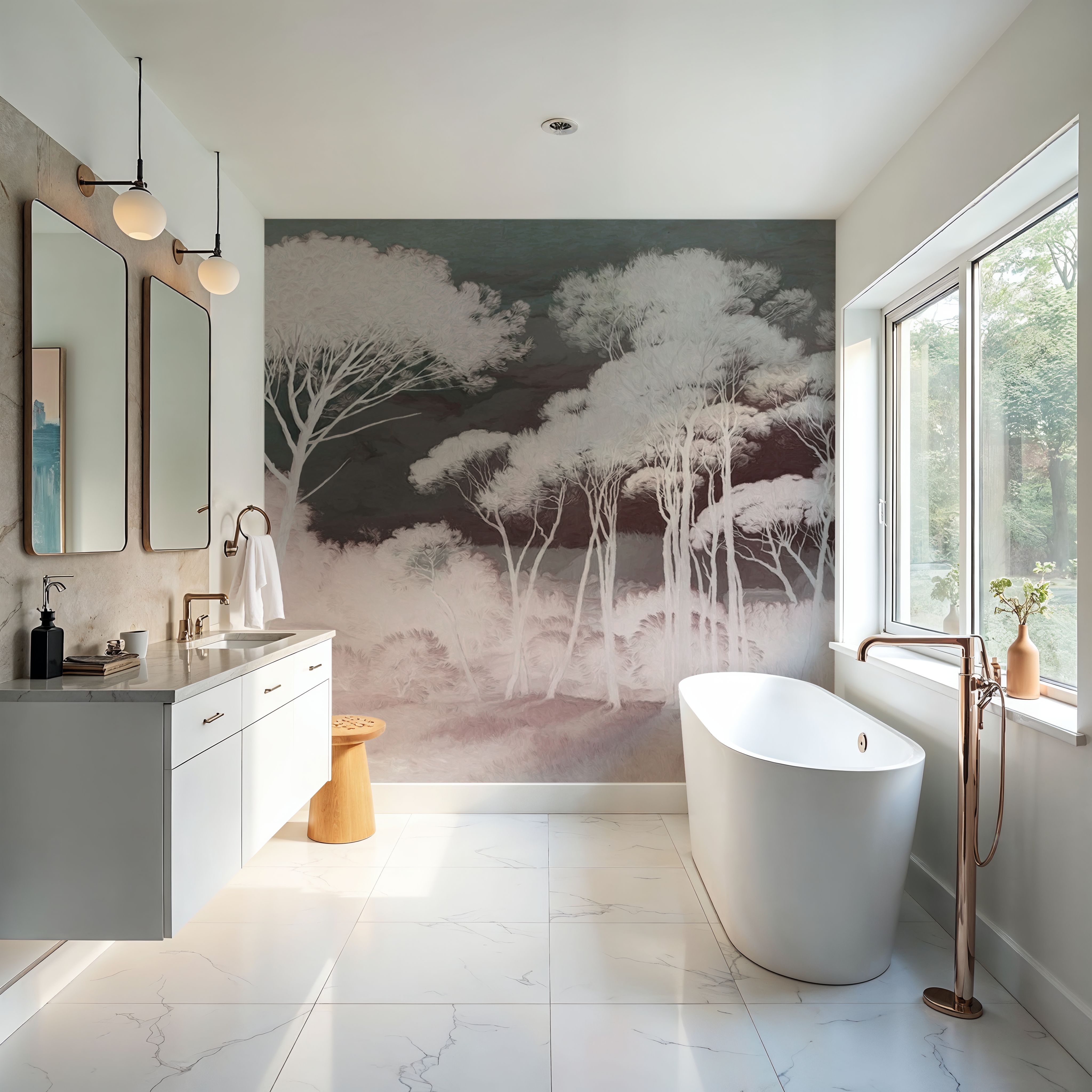 Seeing Through the Forest Red