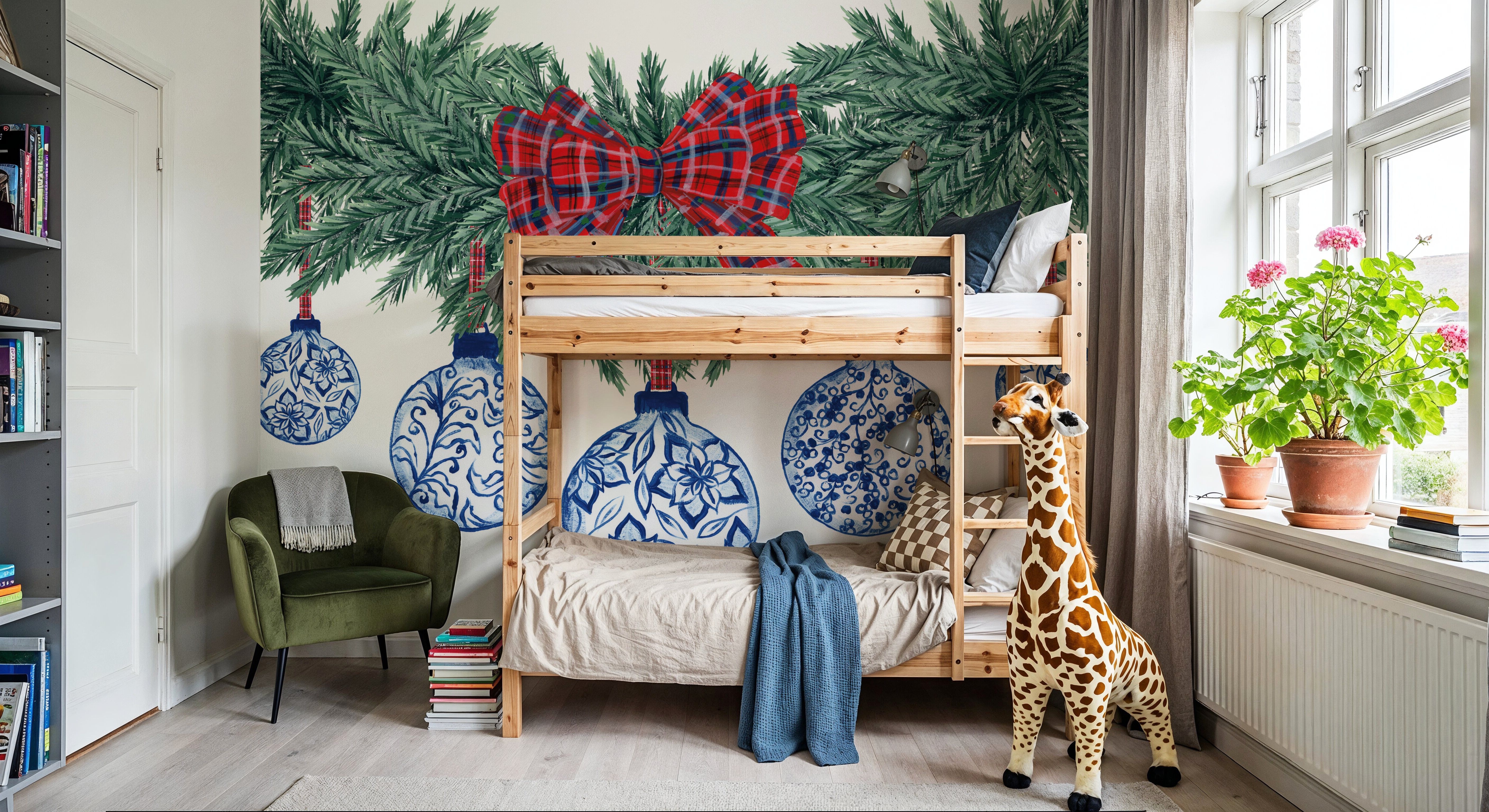 Holiday Tartan and Chinoiserie I