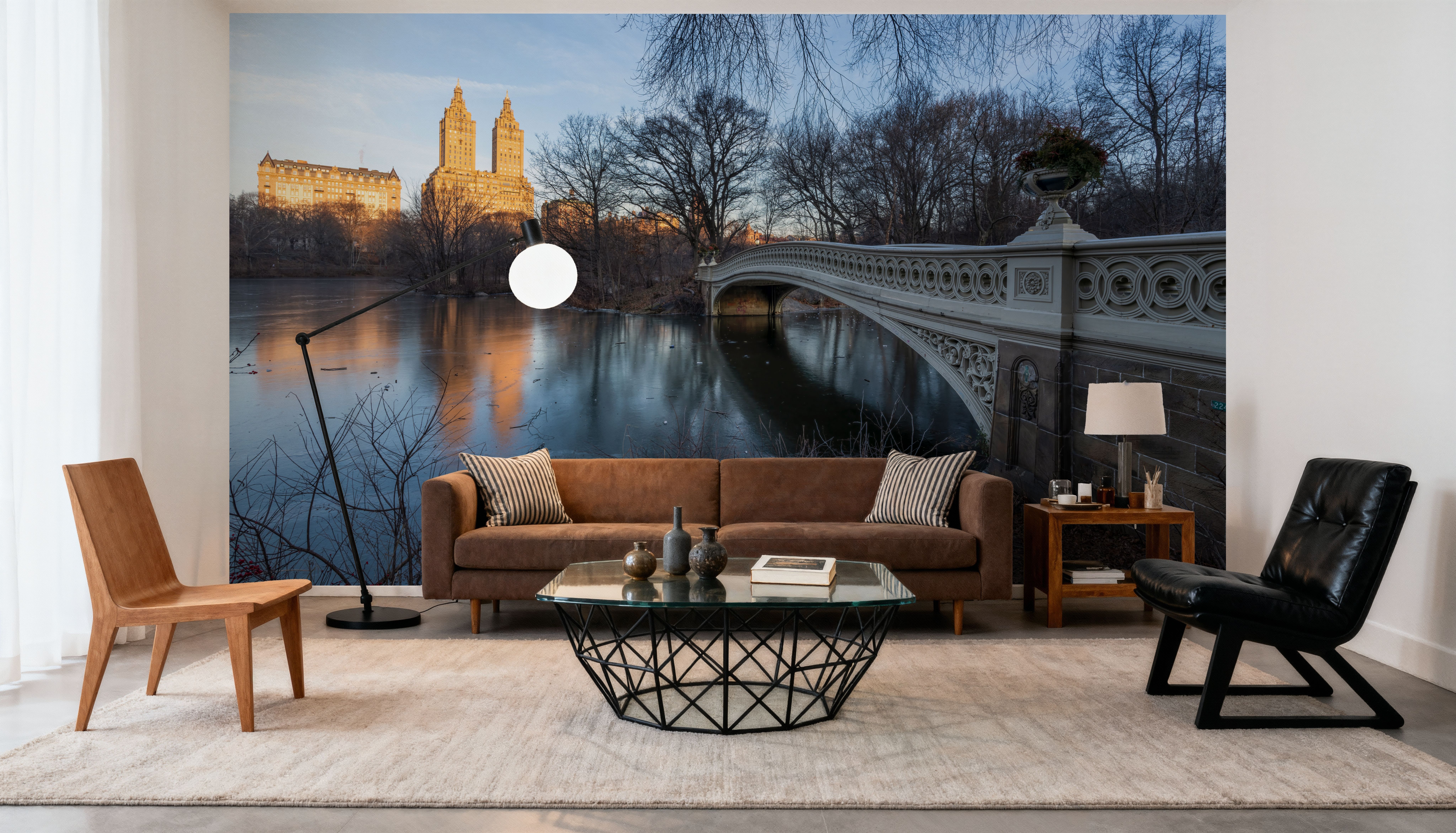 Bow Bridge Walks, Wallpaper