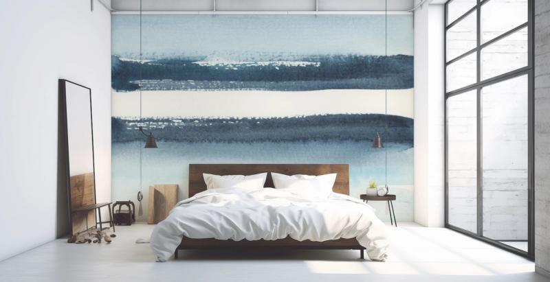 Midwinter Ice wallpaper mural 100% PVC-free and non-toxic