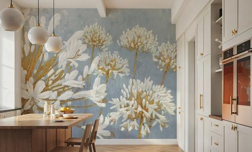 Golden Spring Blue Gray