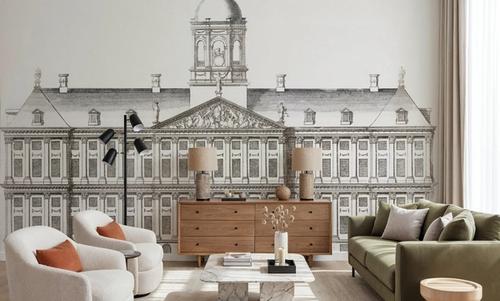 The City Hall In Amsterdam, Front
