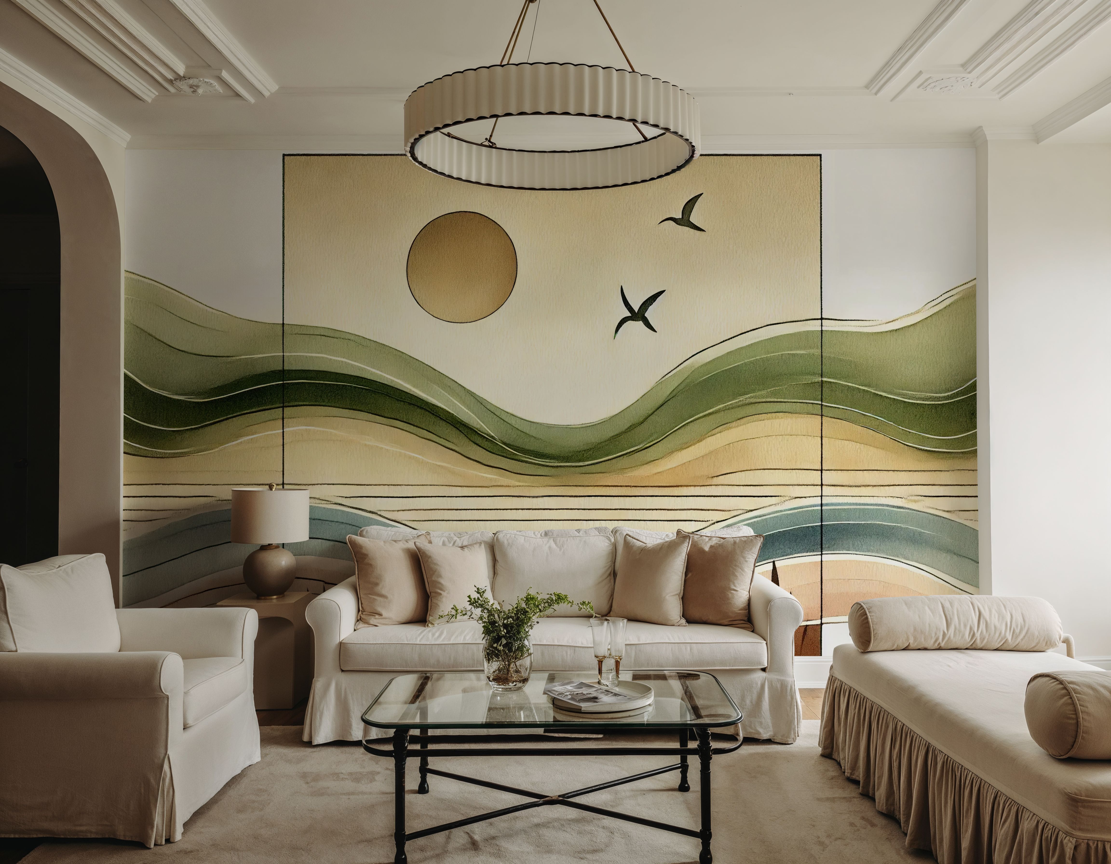 Serenity Sunset View in Art Deco