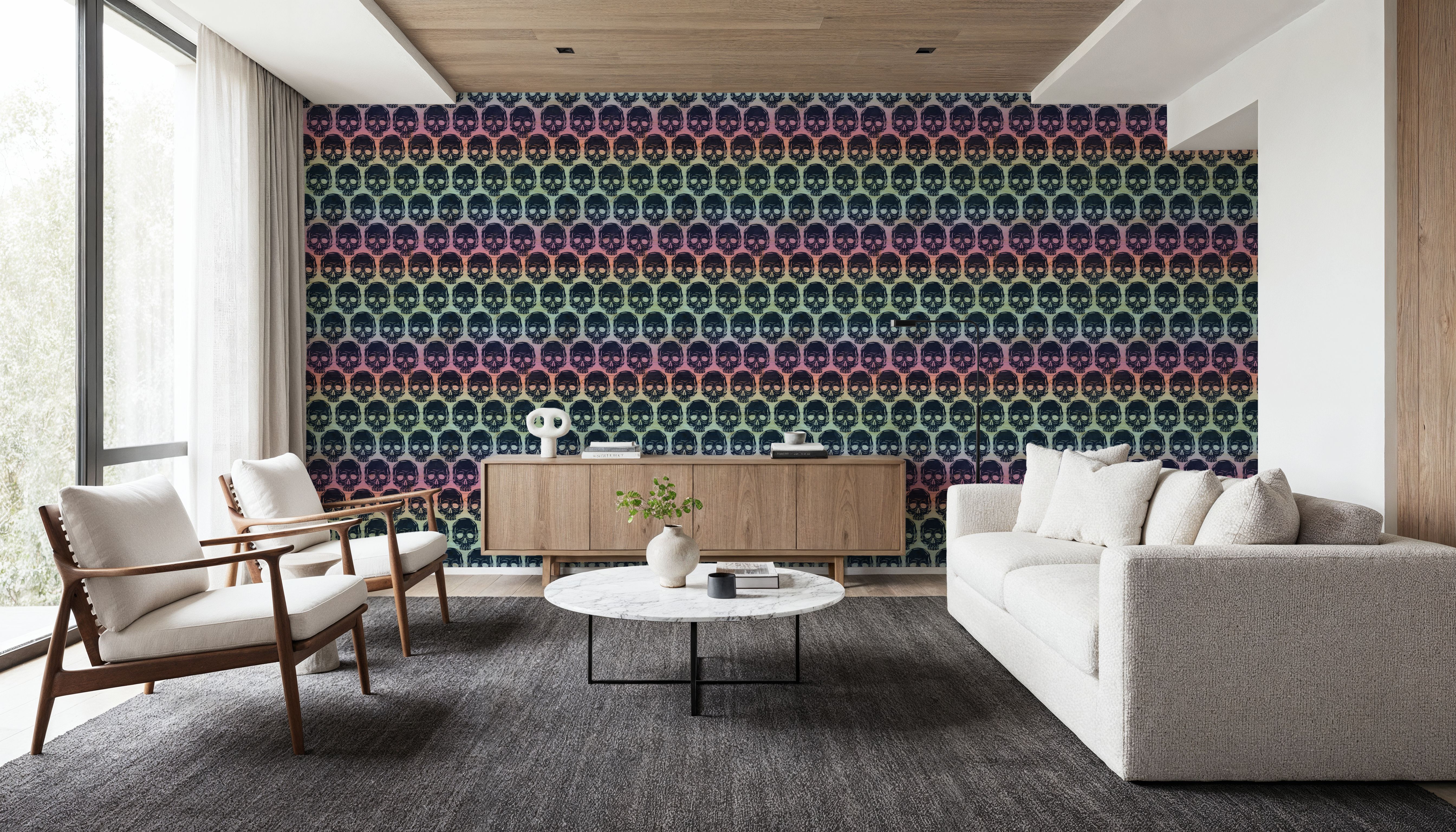 Skulls Everywhere Neon