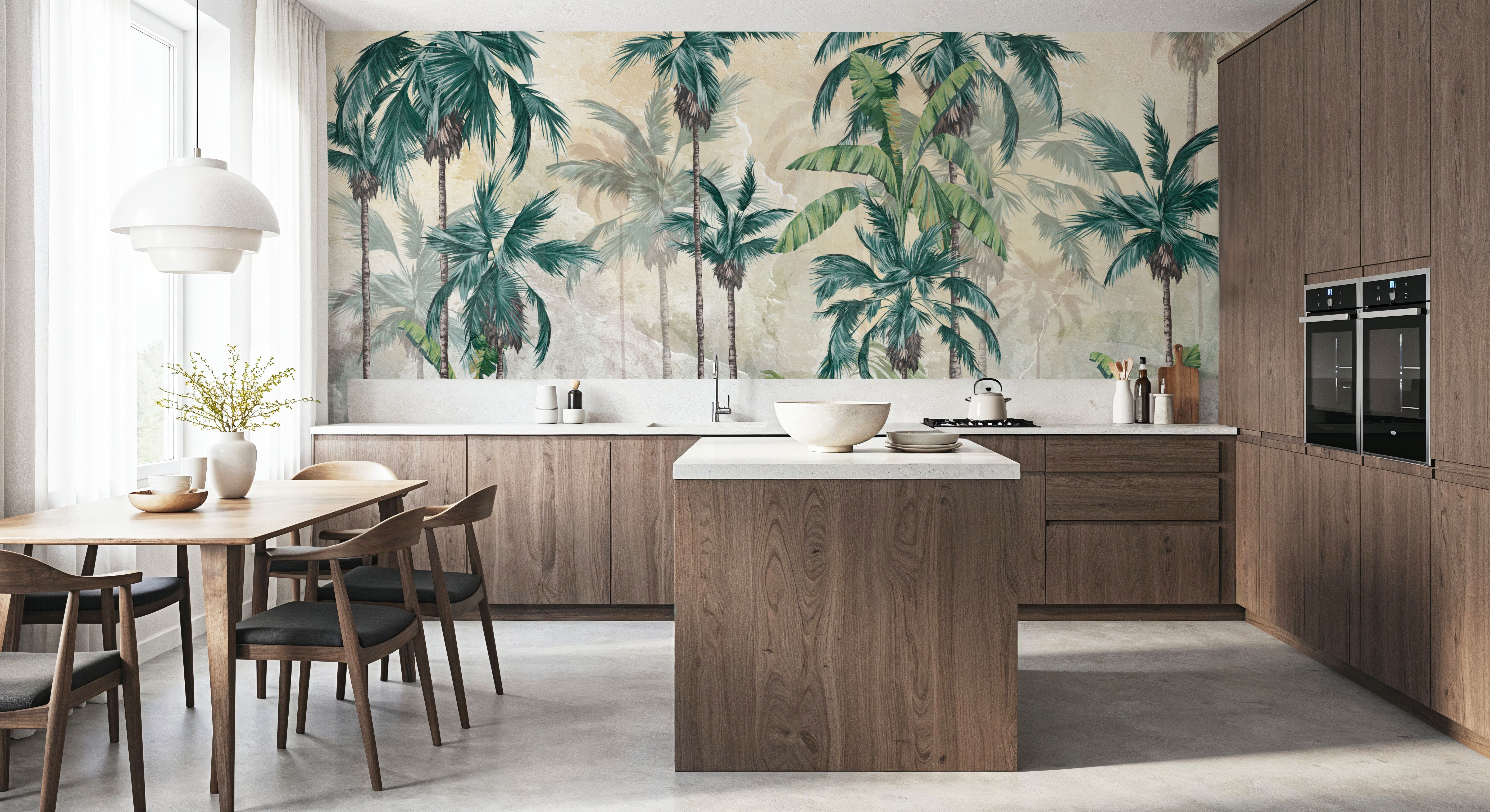 Textured Palm Paradise