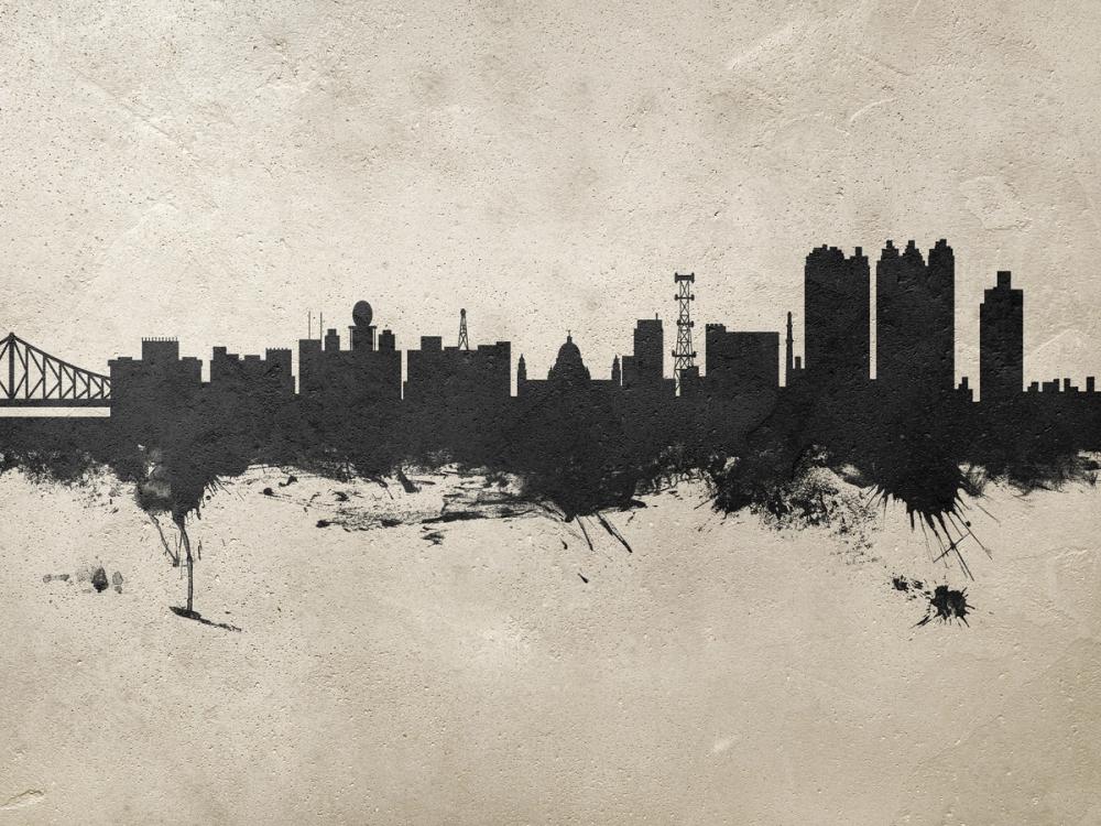 Kolkata (Calcutta) India Skyline Concrete
