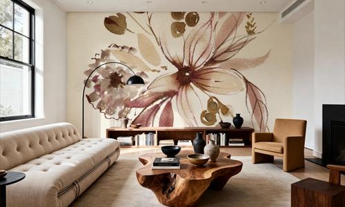 Sepia Floral