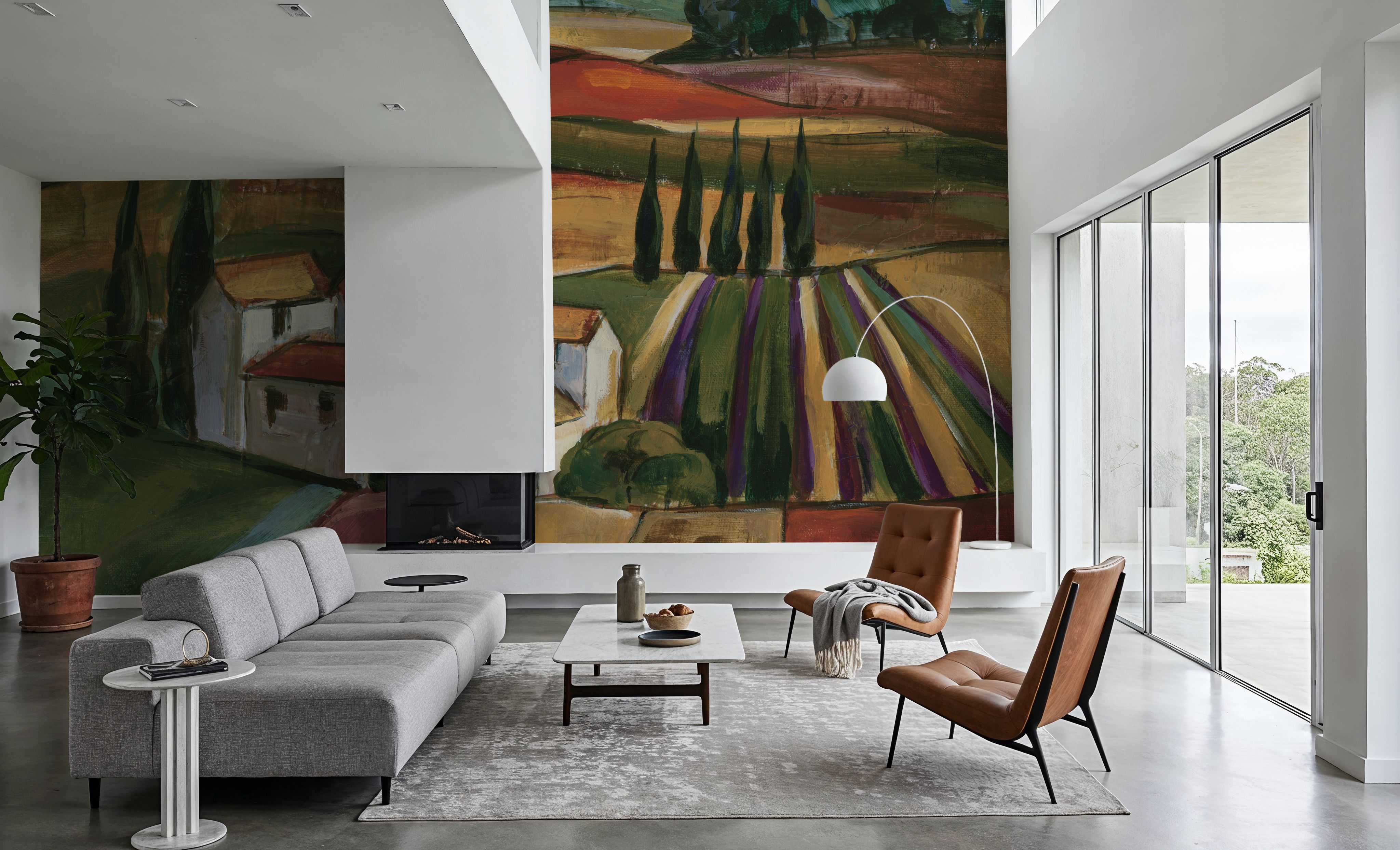 Lavender Fields I, Wallpaper