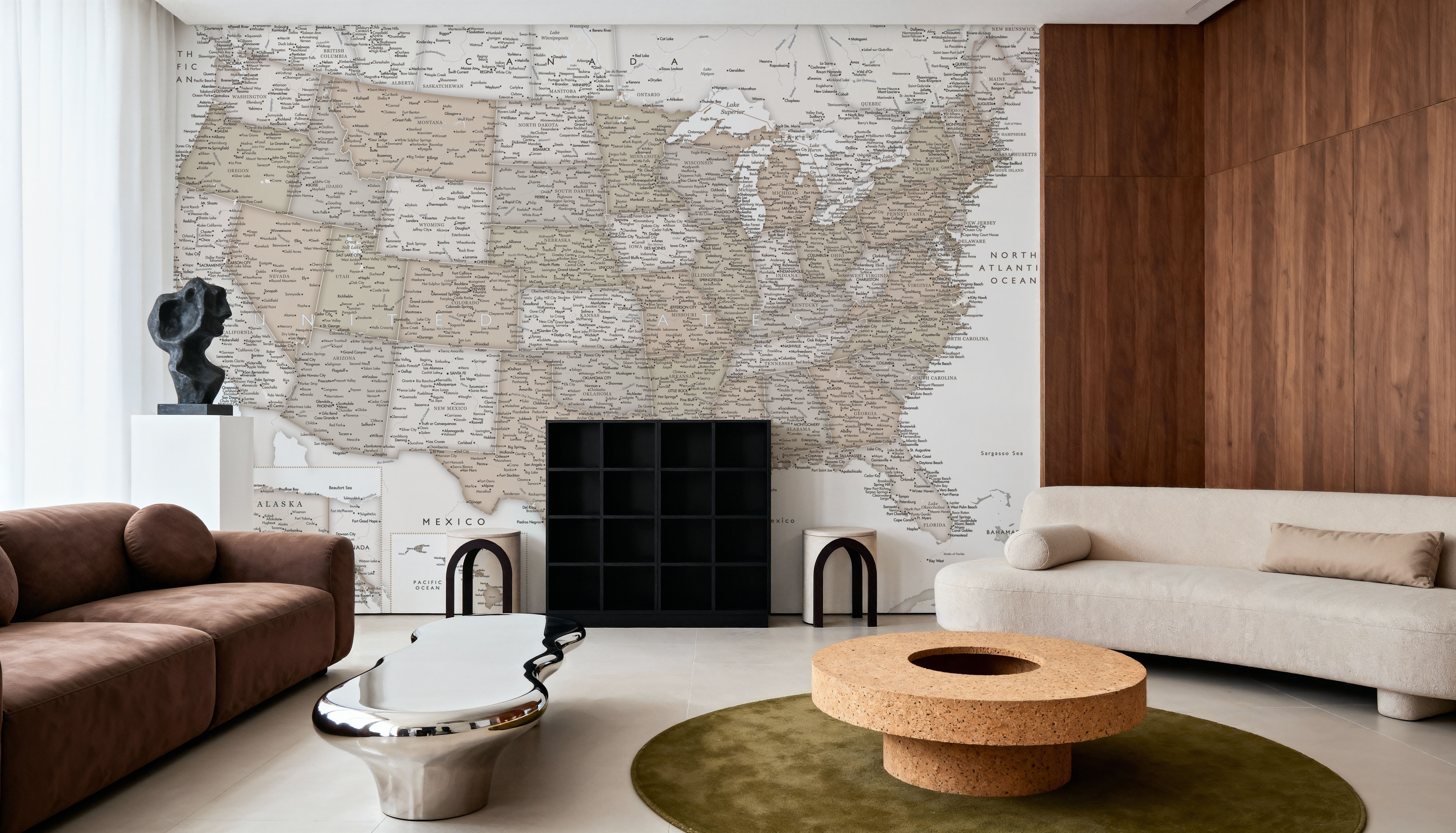 US Map Detailed - Loui