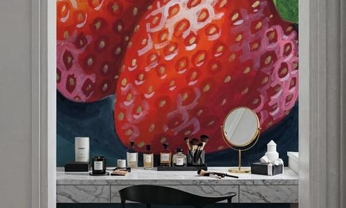 Strawberry Couple Portrait