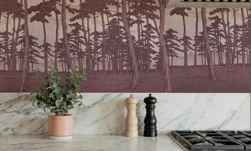 Tranquil Pinescape, Dusty Wine