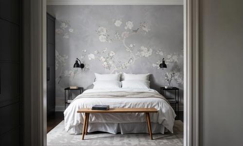 White Garden Blue