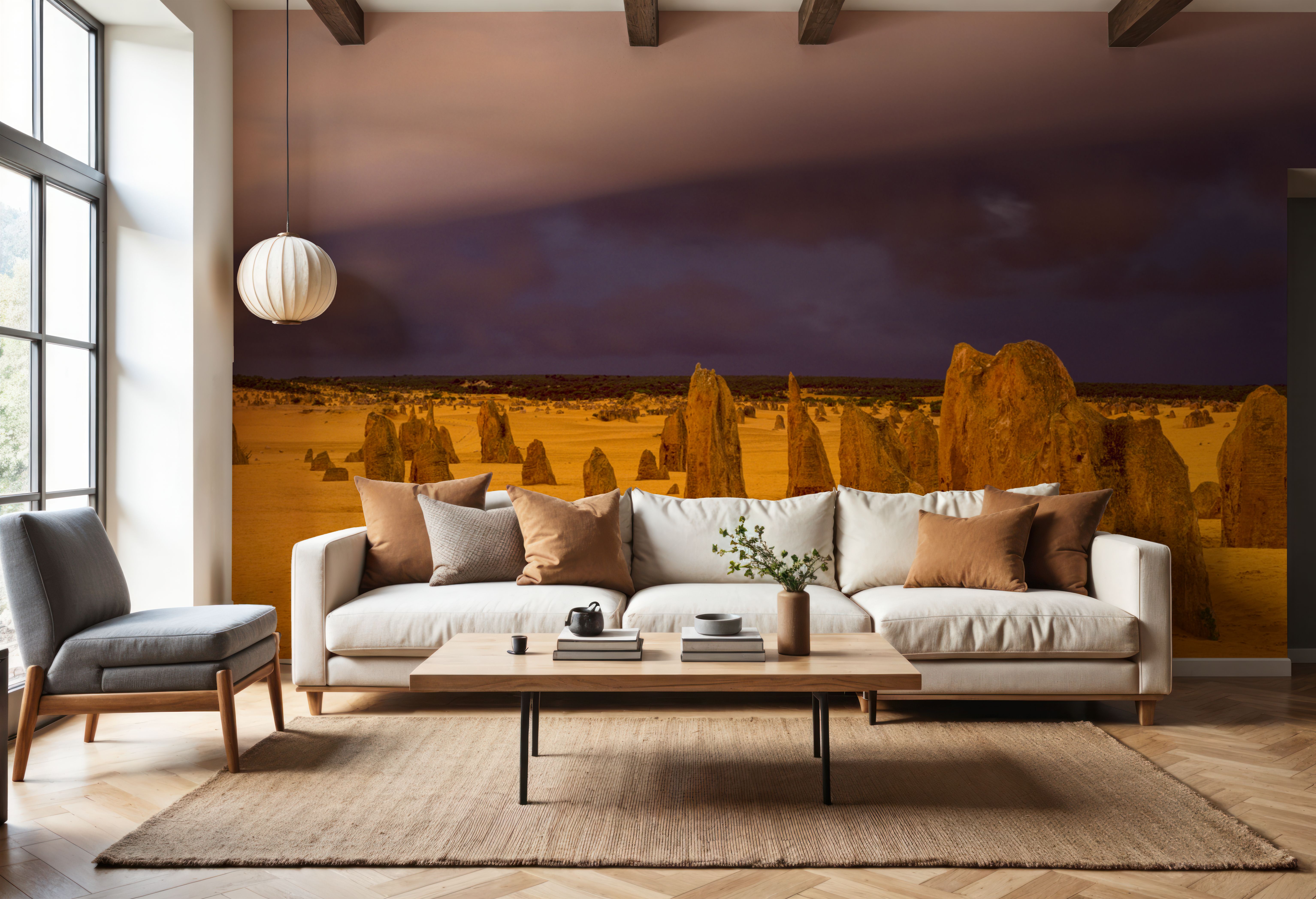 Storm Clouds and Rocks