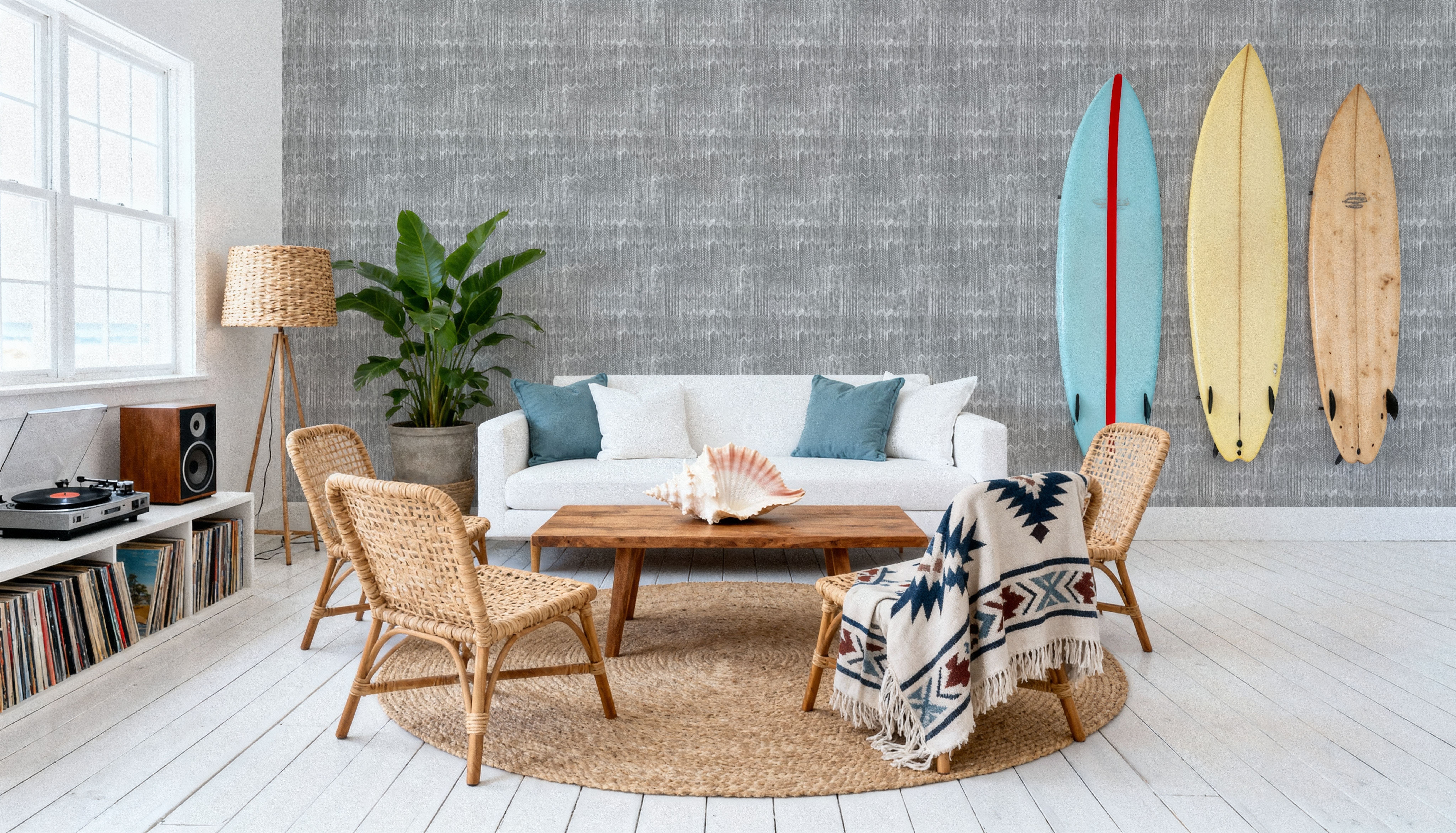 Staggered Zig-Zag, Gray