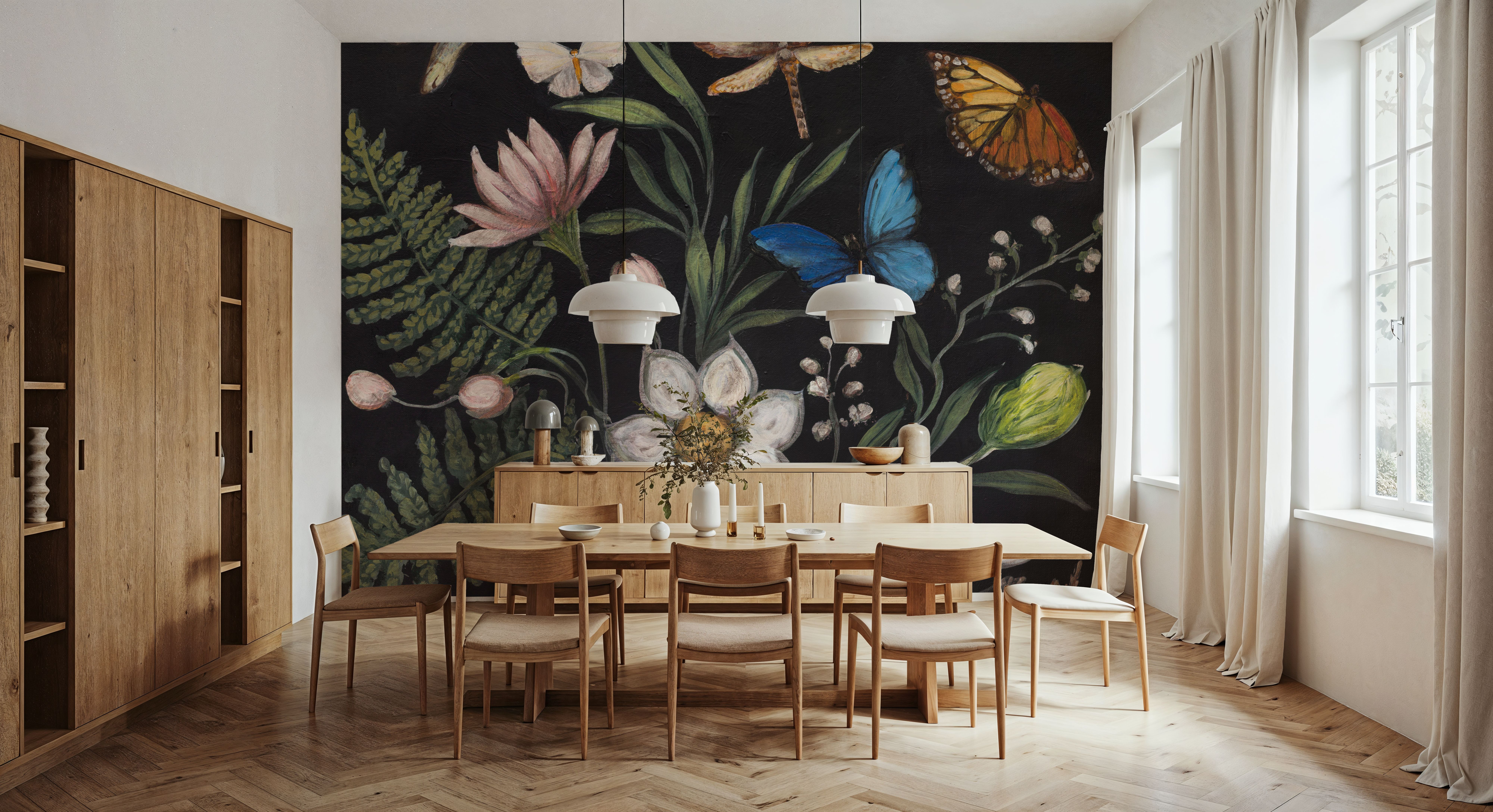 Gothic Botanical, Wallpaper