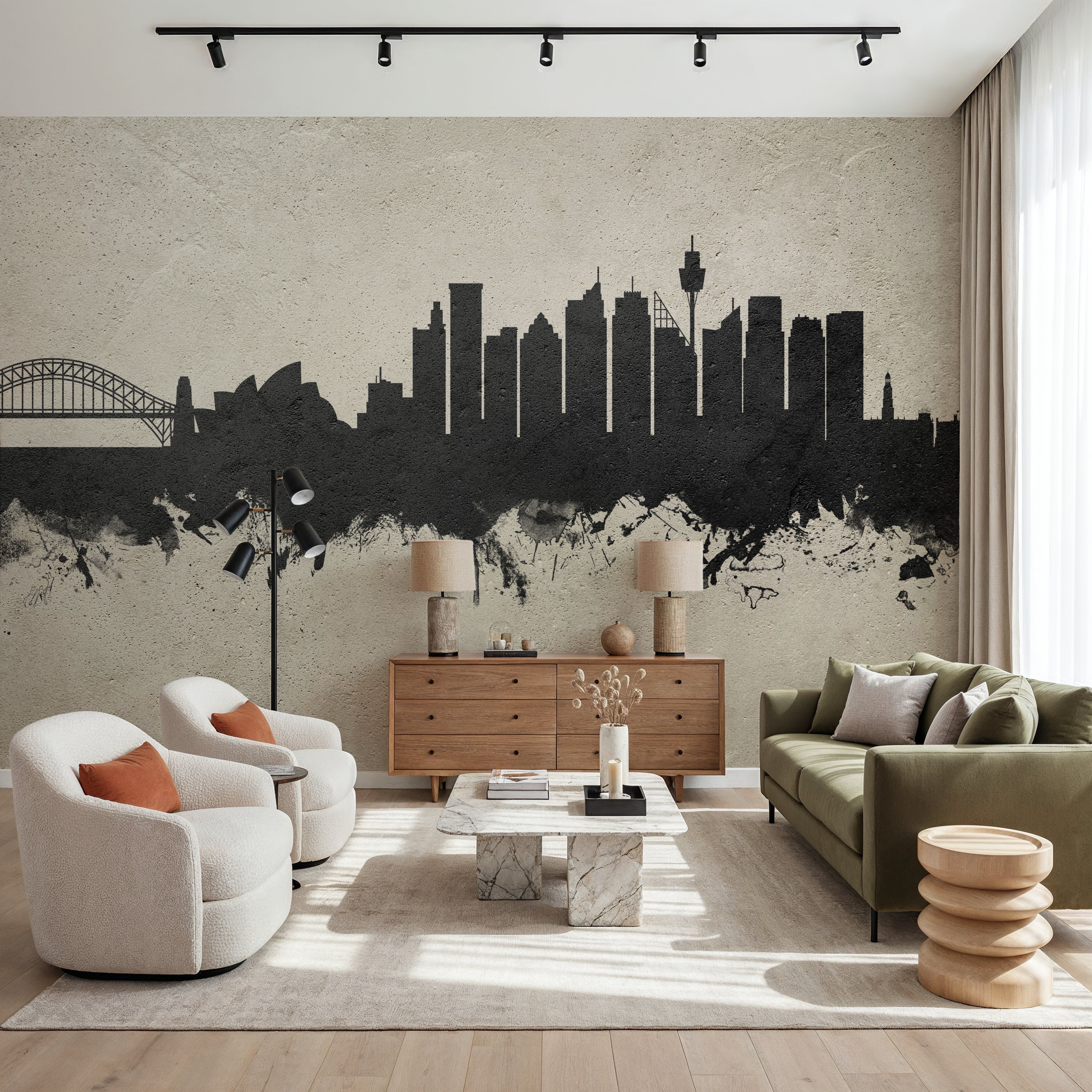 Sydney Australia Skyline Concrete