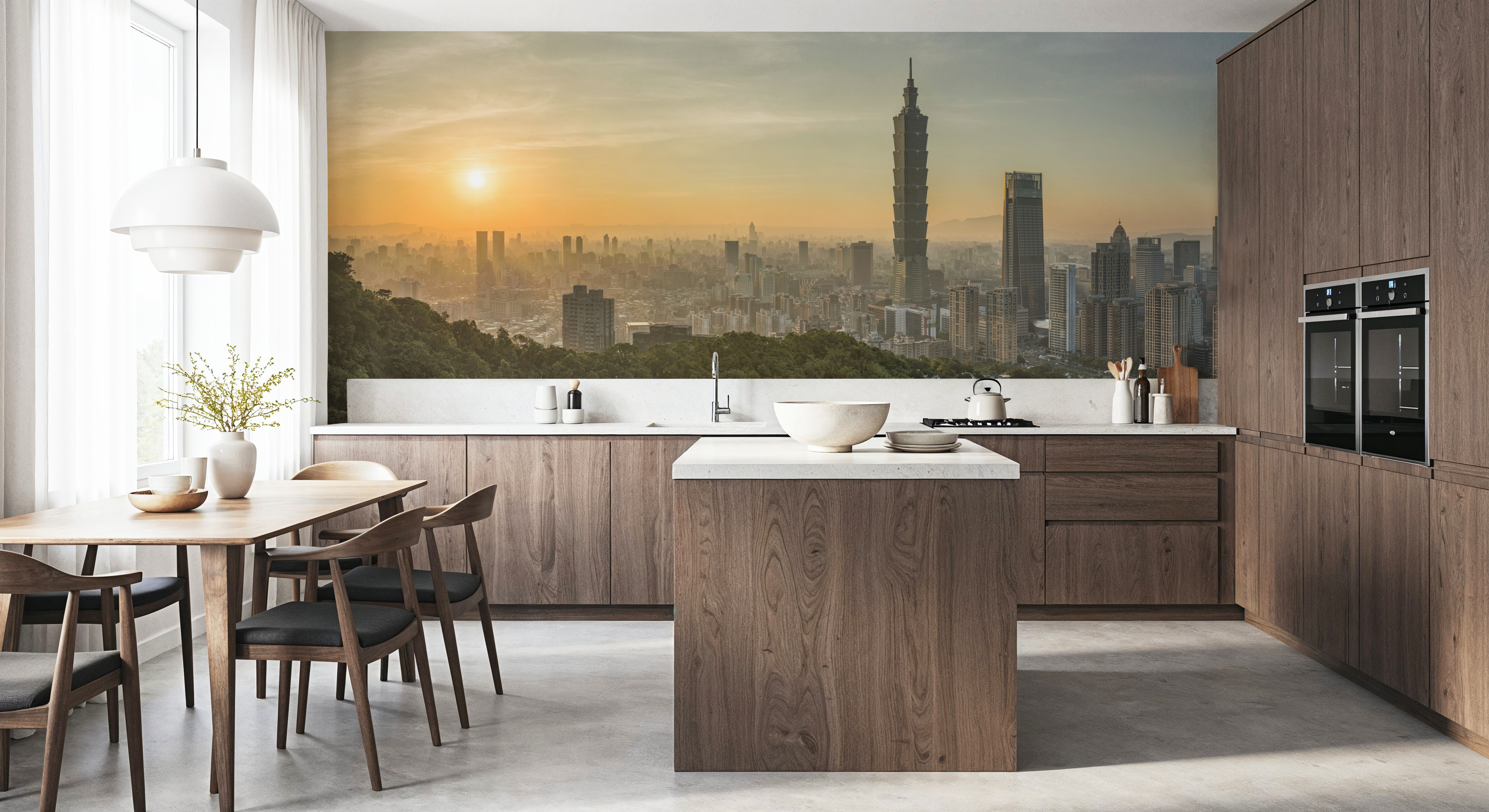 Taipei Sunset, Wallpaper