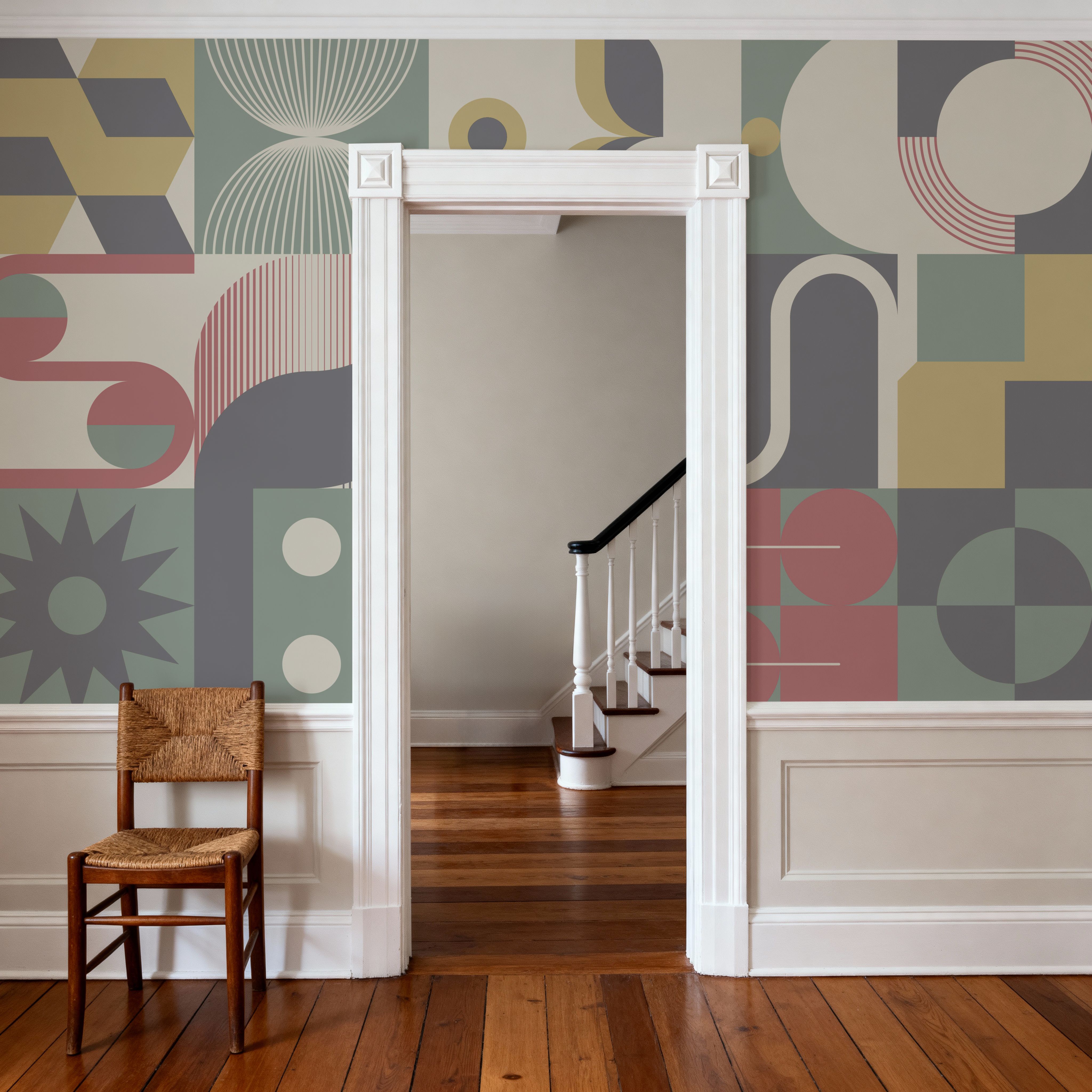 Bauhaus Geometric, Muted