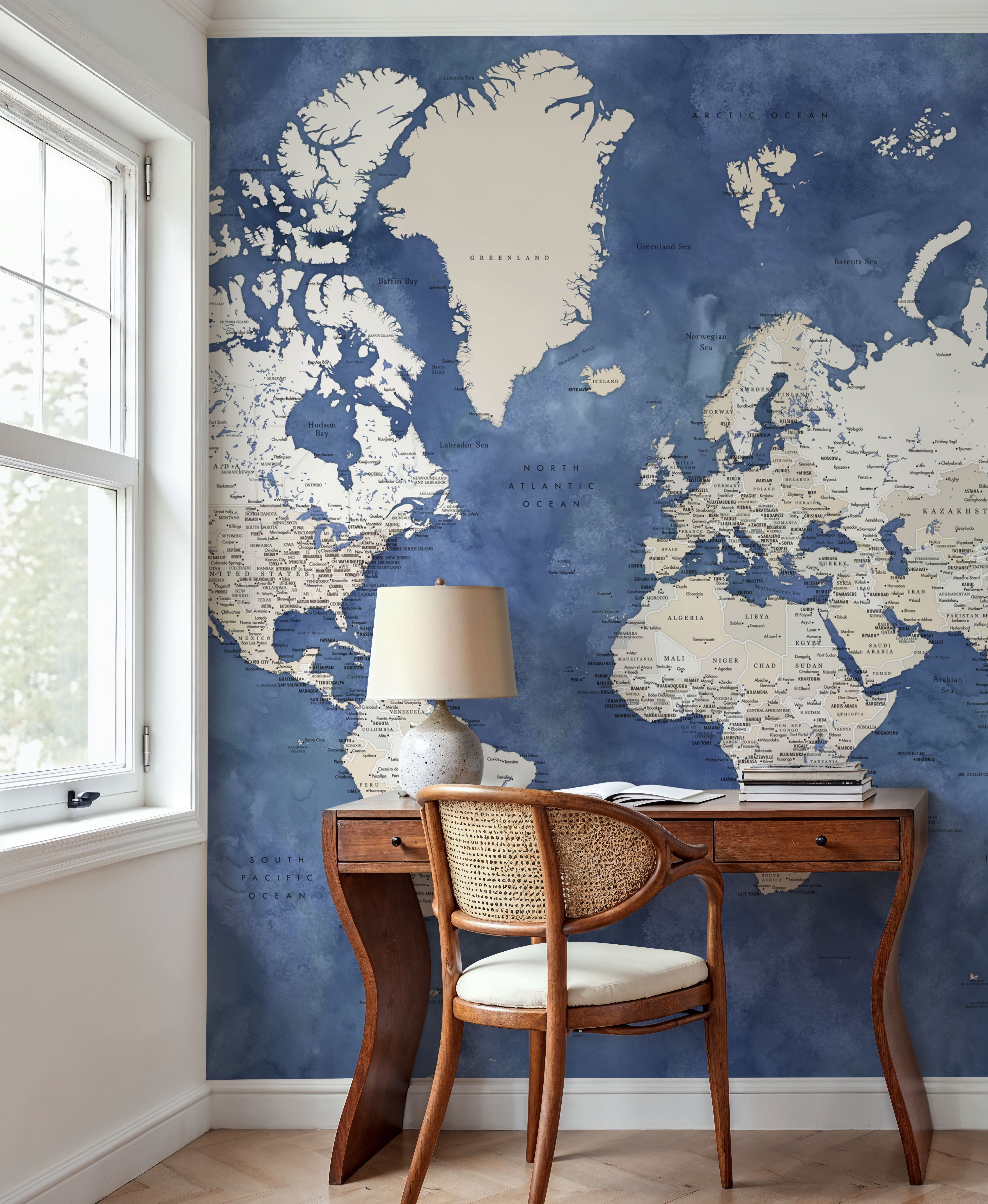 World Map Cities - Sabeen