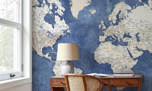 World Map Cities - Sabeen
