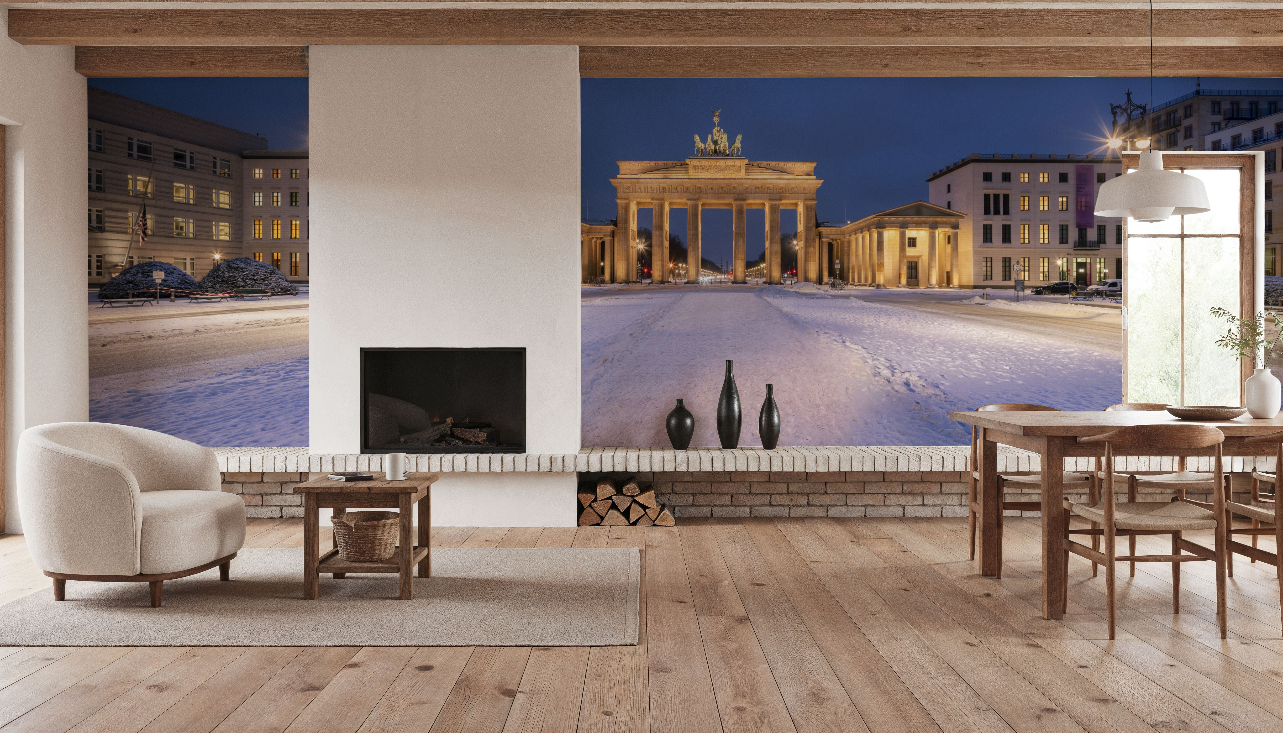 Brandenburger Tor in Winter, Wallpaper