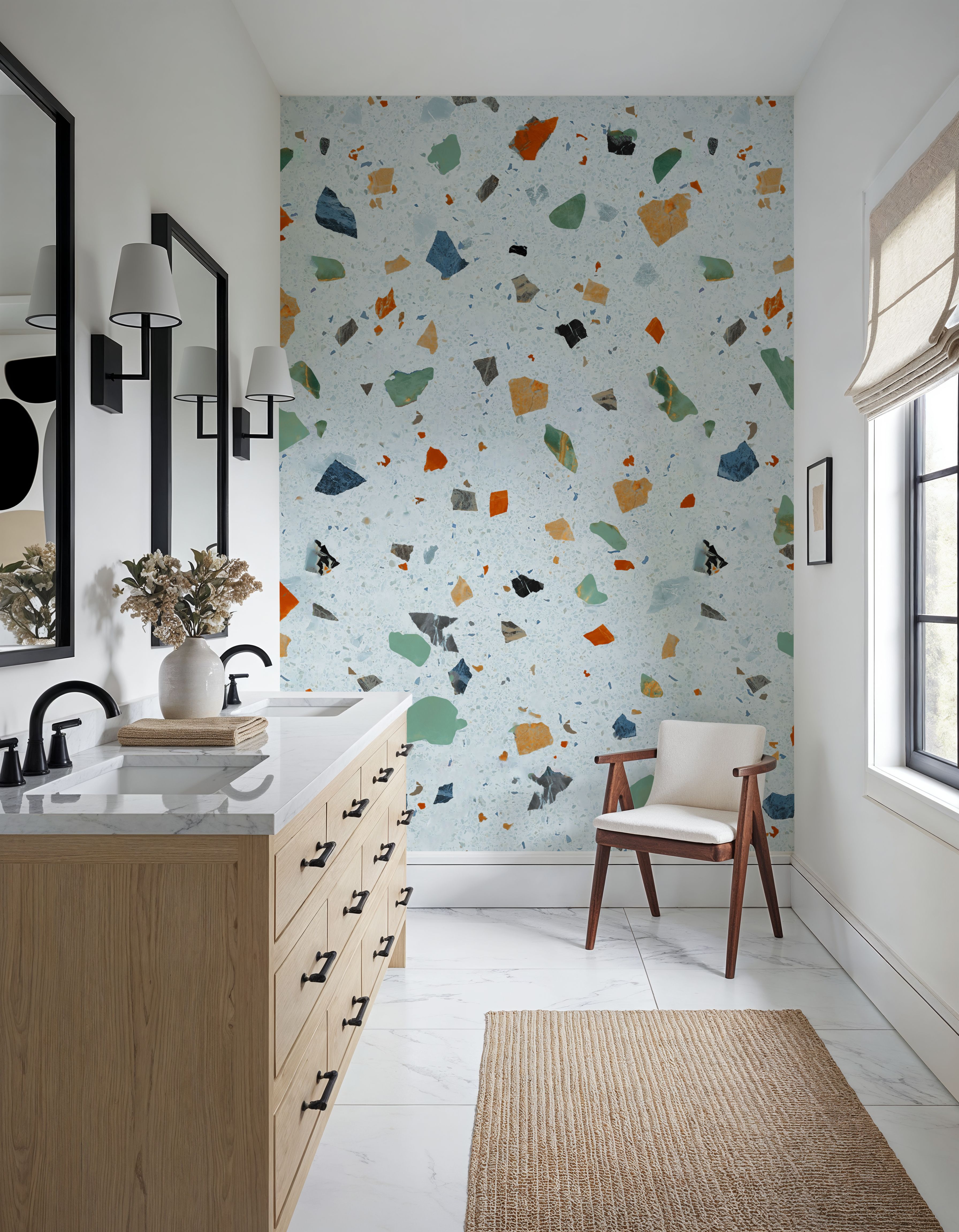 Terrazzo Multi, Ice Blue