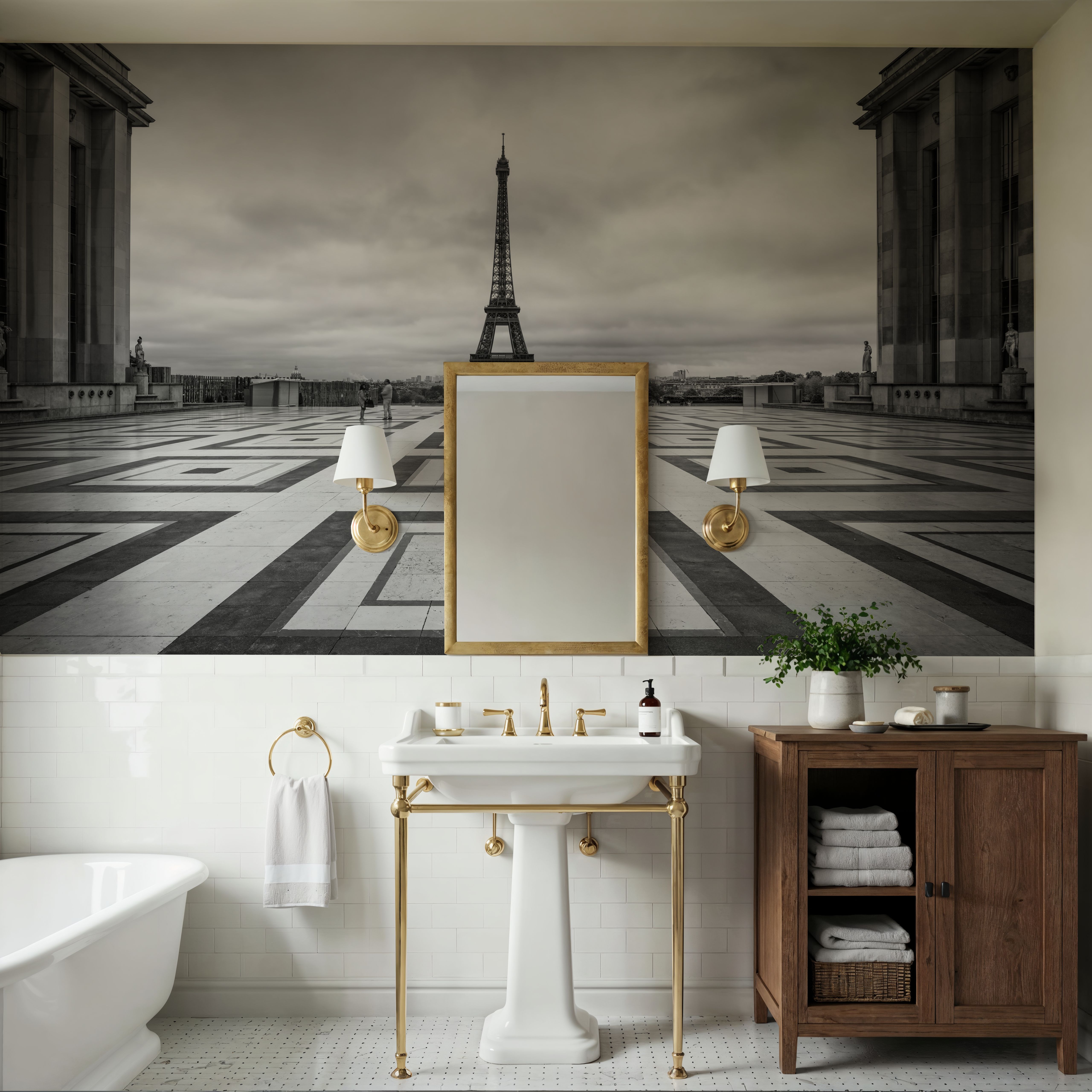 Place du Trocadéro BW