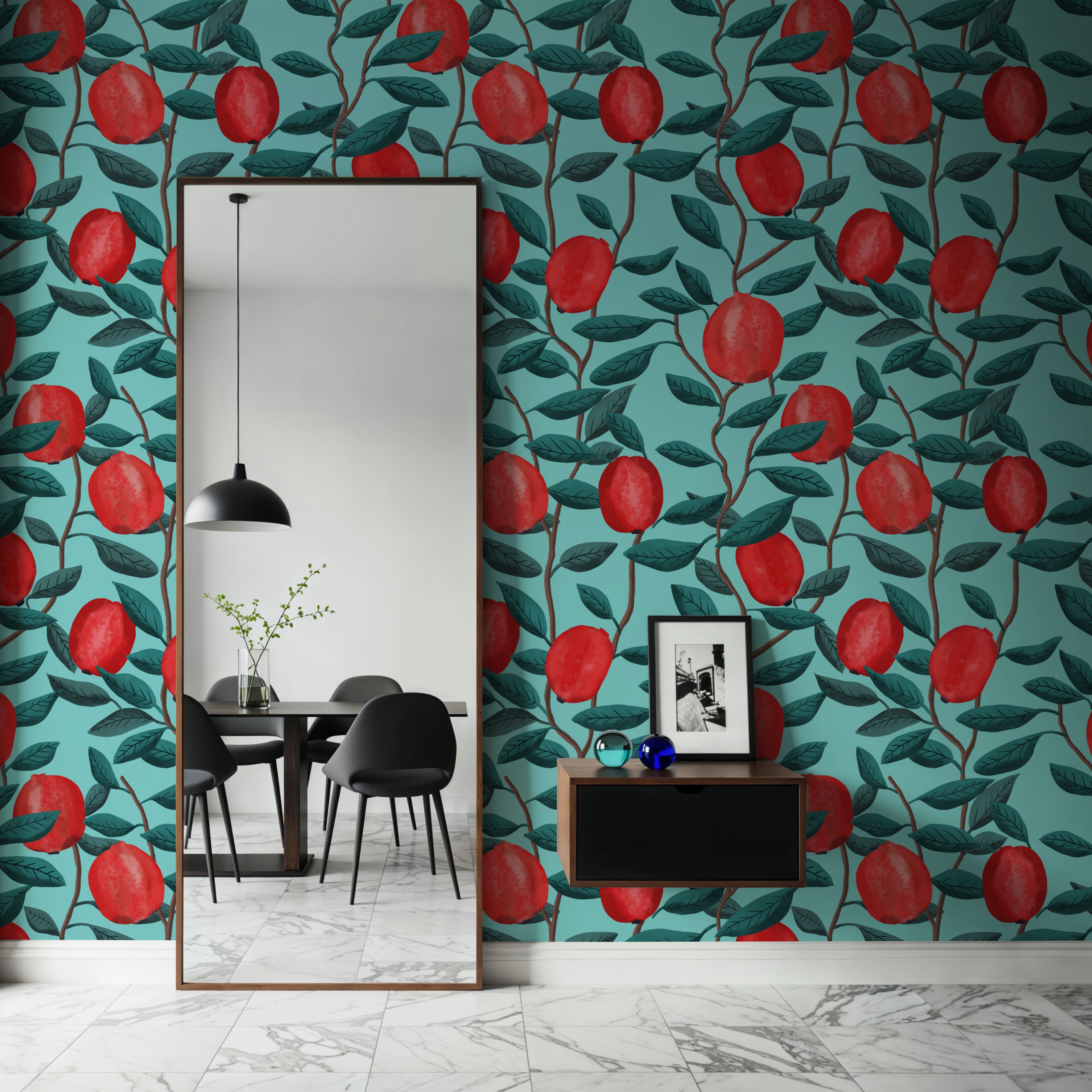 Pomegranate, Ice, Papel pintado
